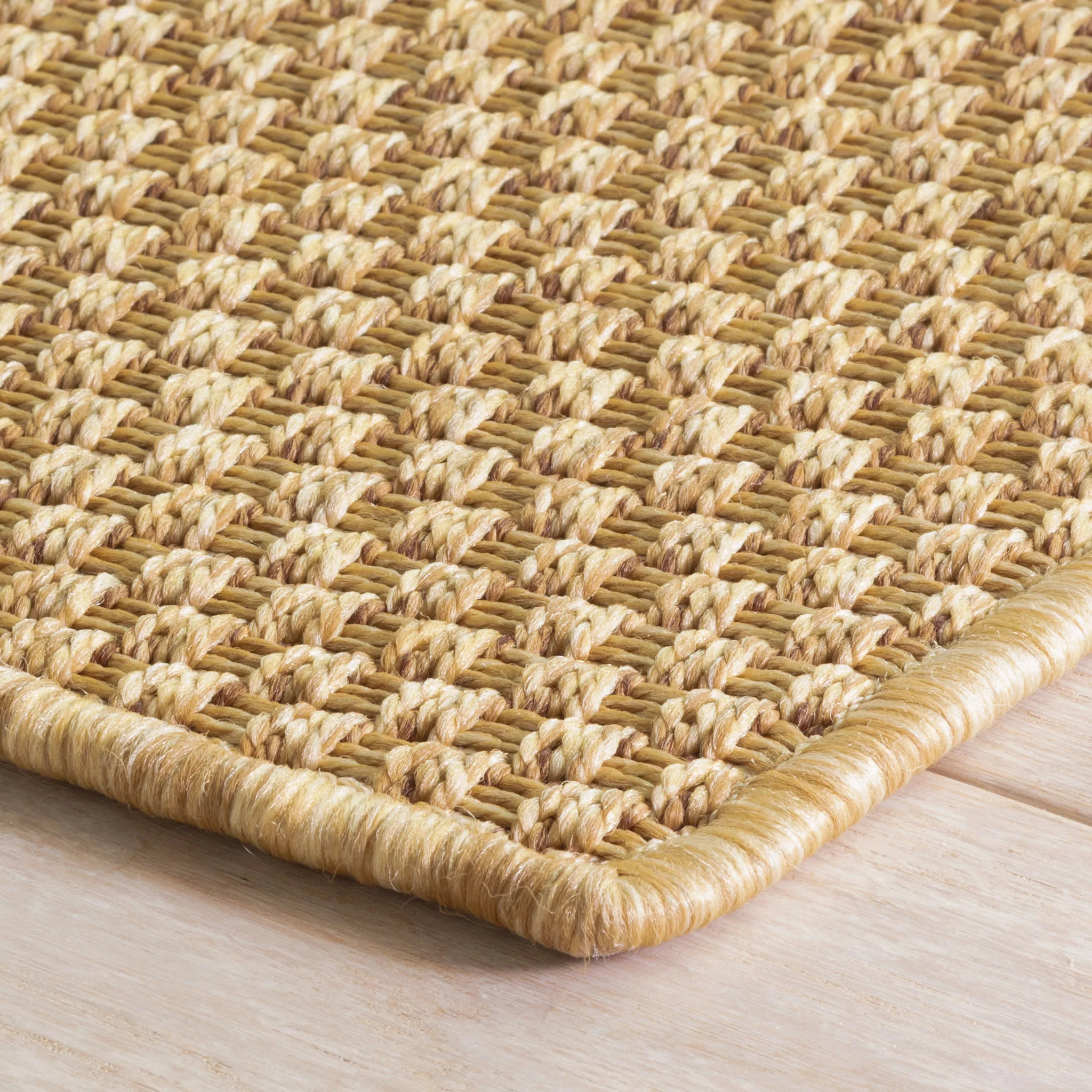 Laurel Indoor/Outdoor Custom Rug | Sand - Image 3