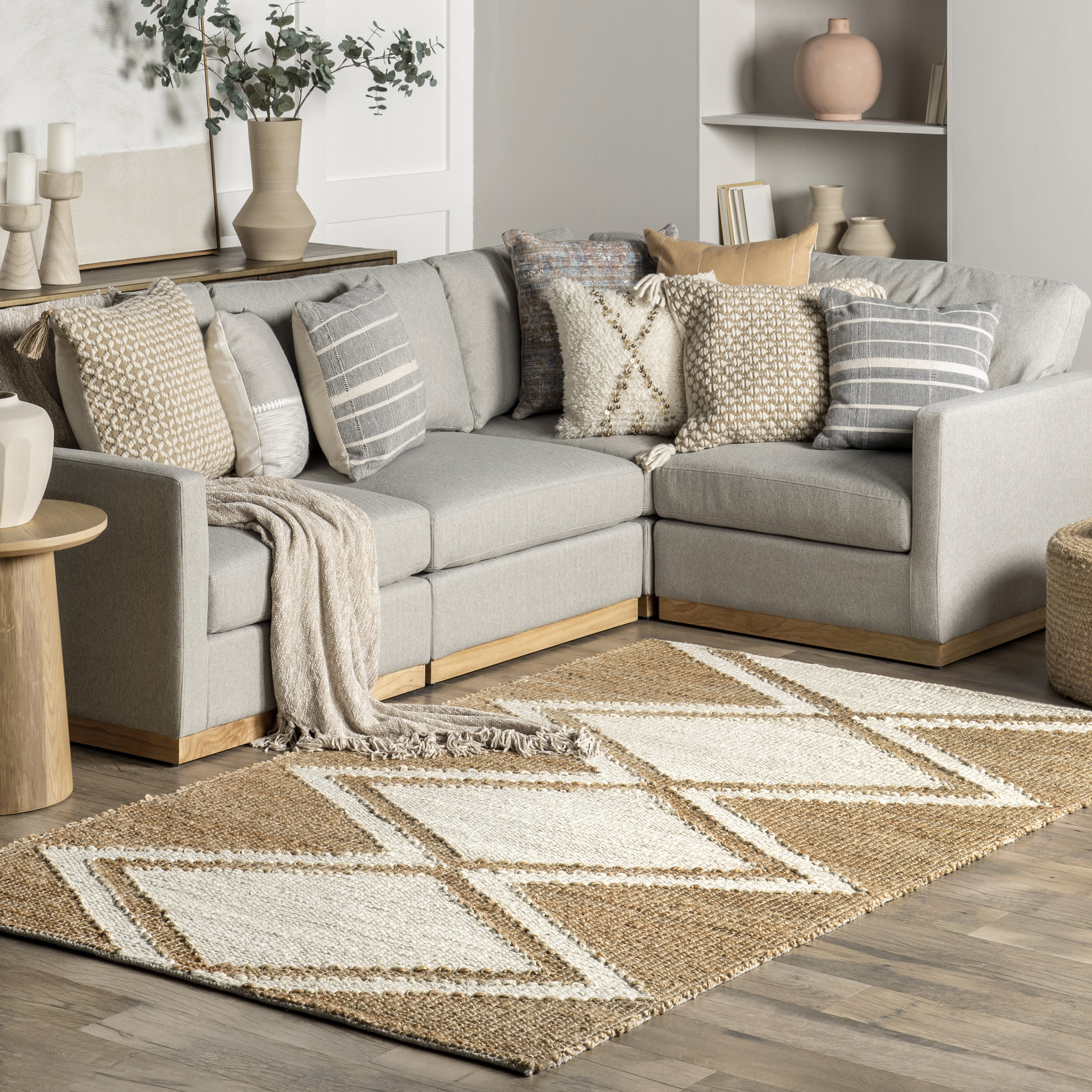 Leigh Moroccan Jute Rug | Natural - Image 2