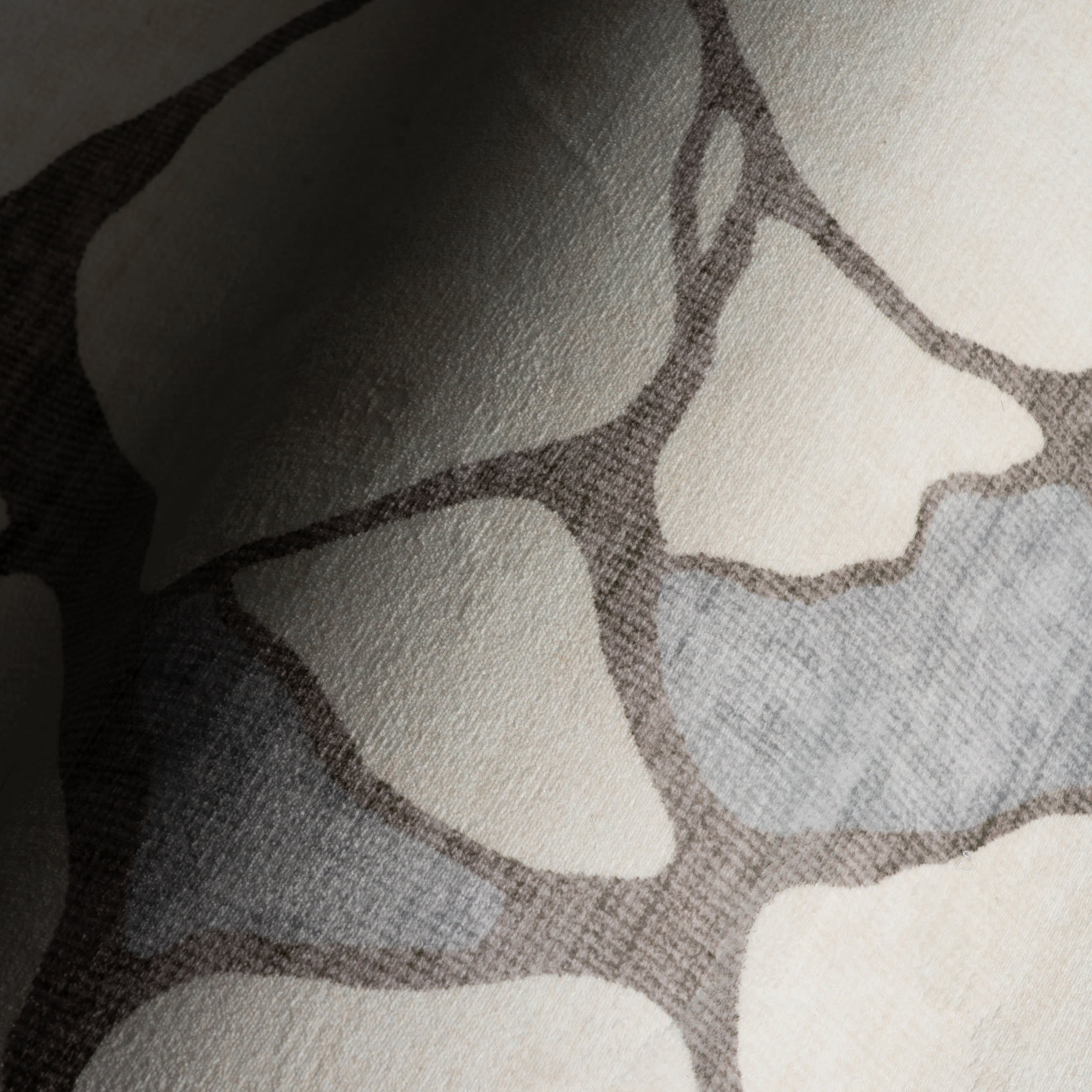 Lenis Abstract Washable Rug | Ivory - Image 3