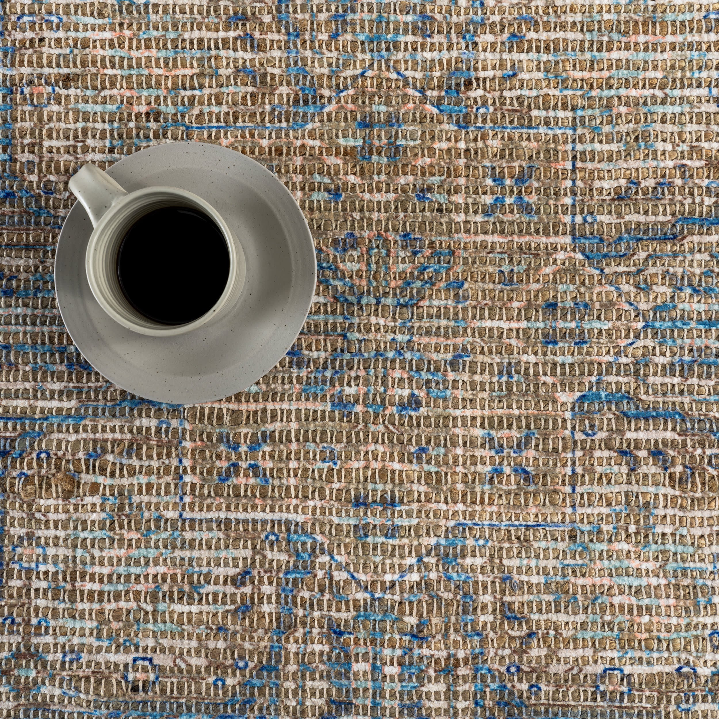 Lennox Medallion Tassel Rug | Blue - Image 7