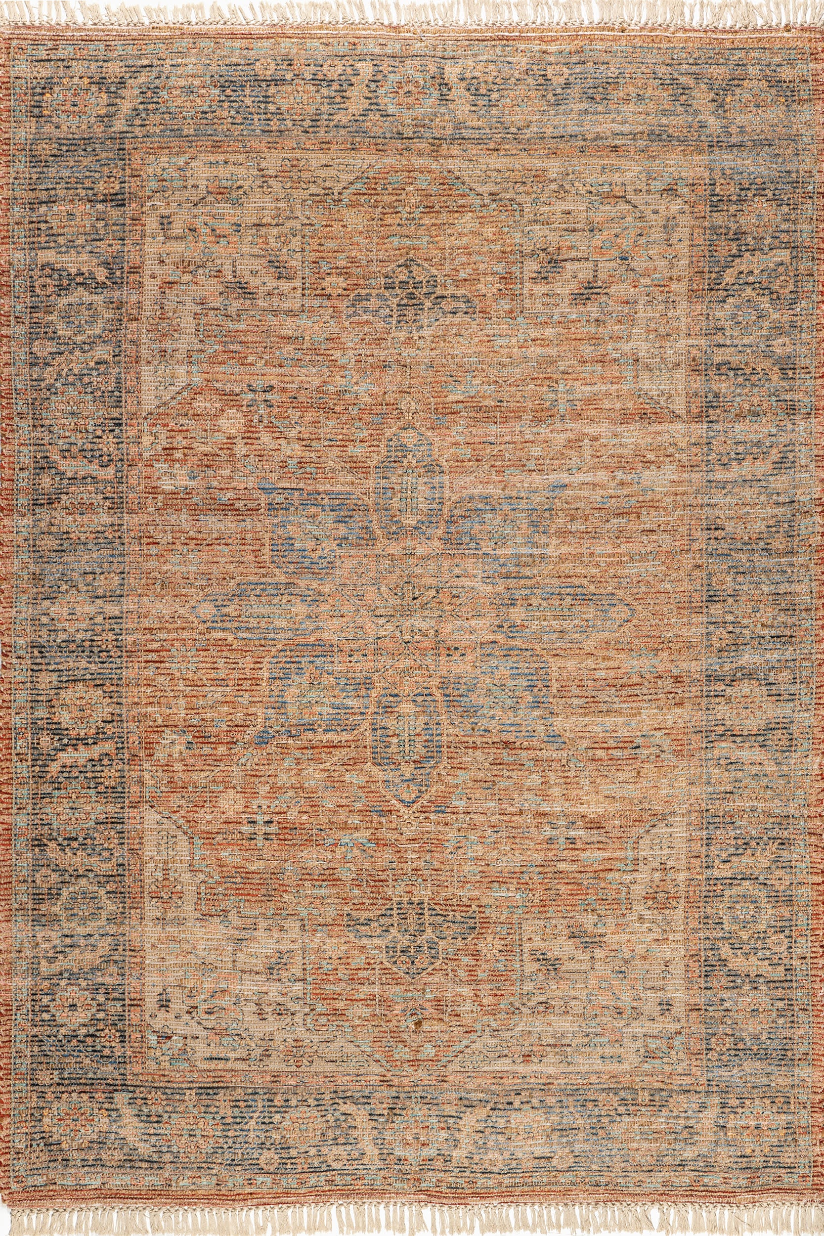 Lennox Medallion Tassel Rug | Multicolor