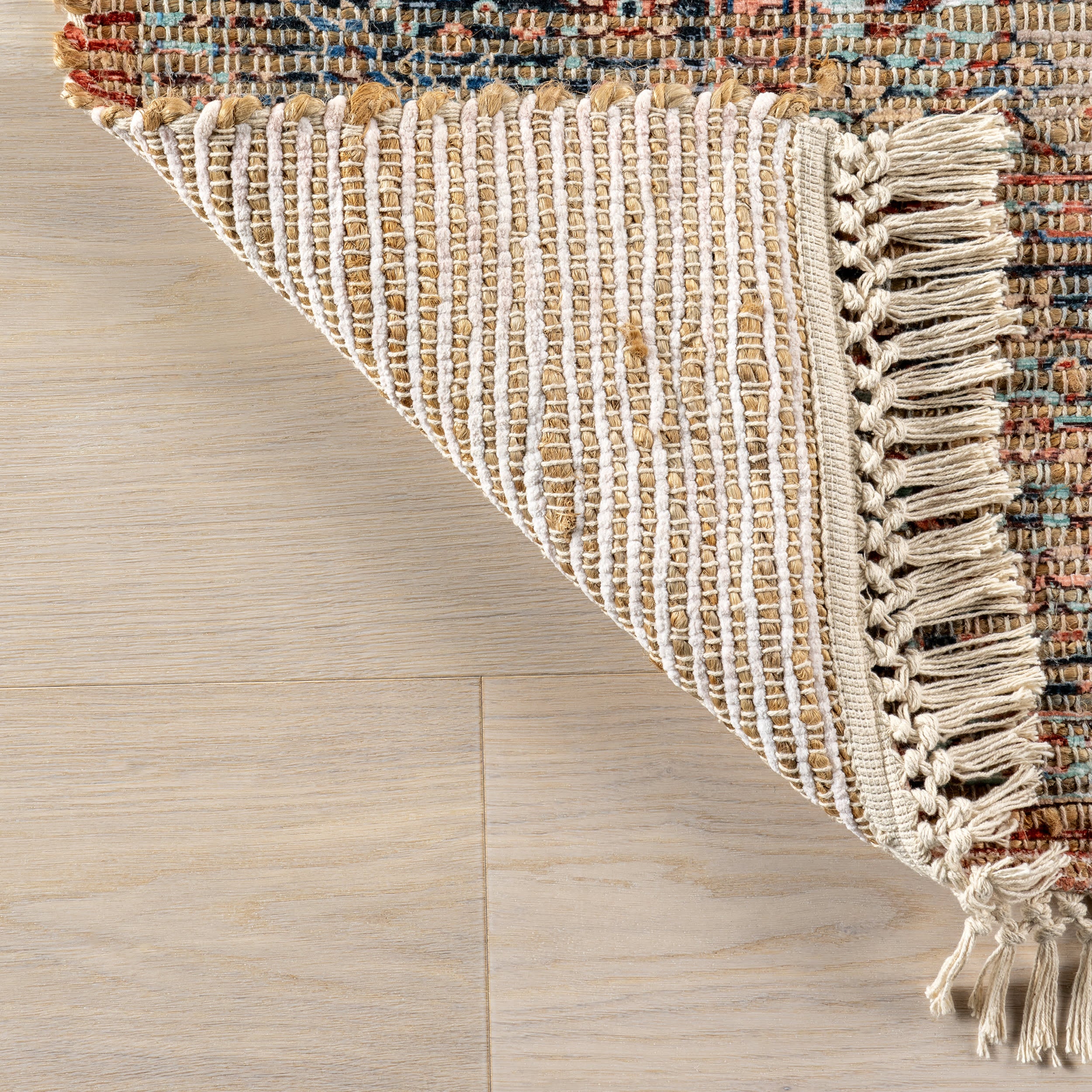 Lennox Medallion Tassel Rug | Multicolor - Image 6