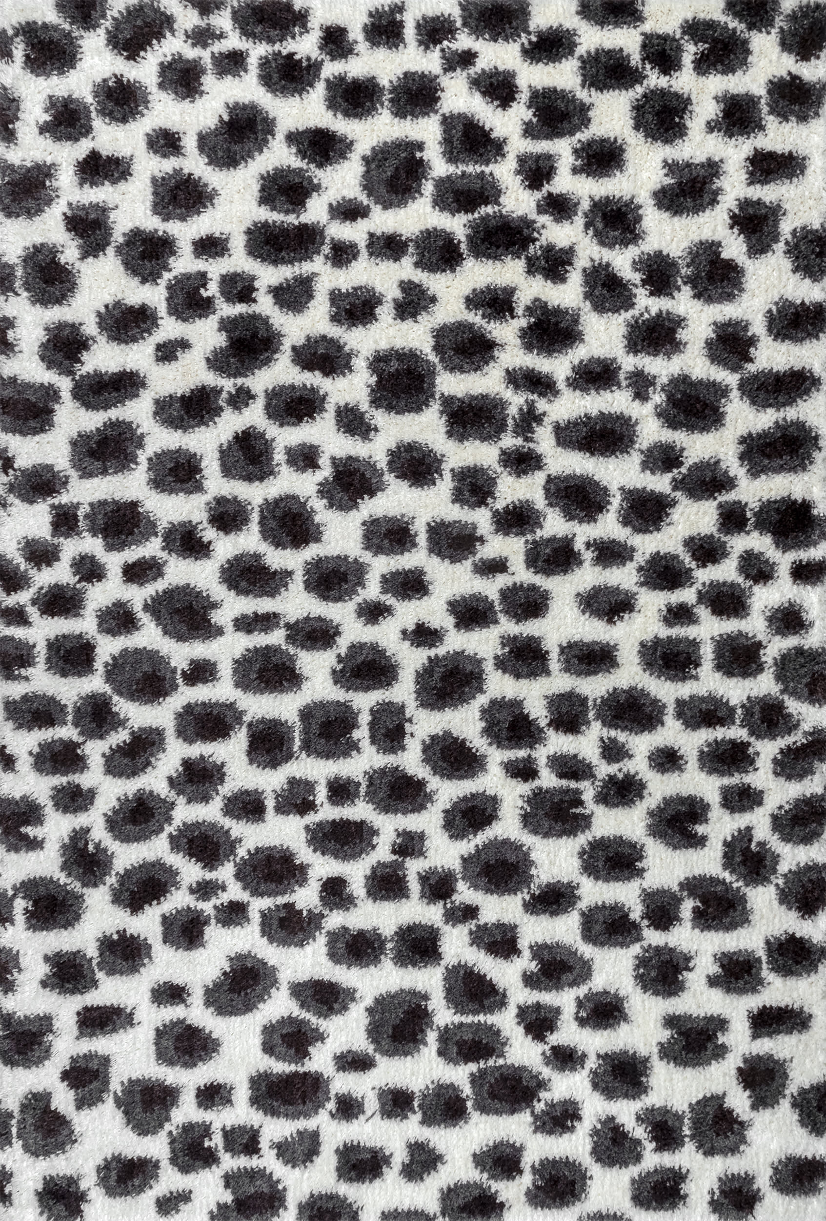 Leopard Spotted Shag Rug | Beige