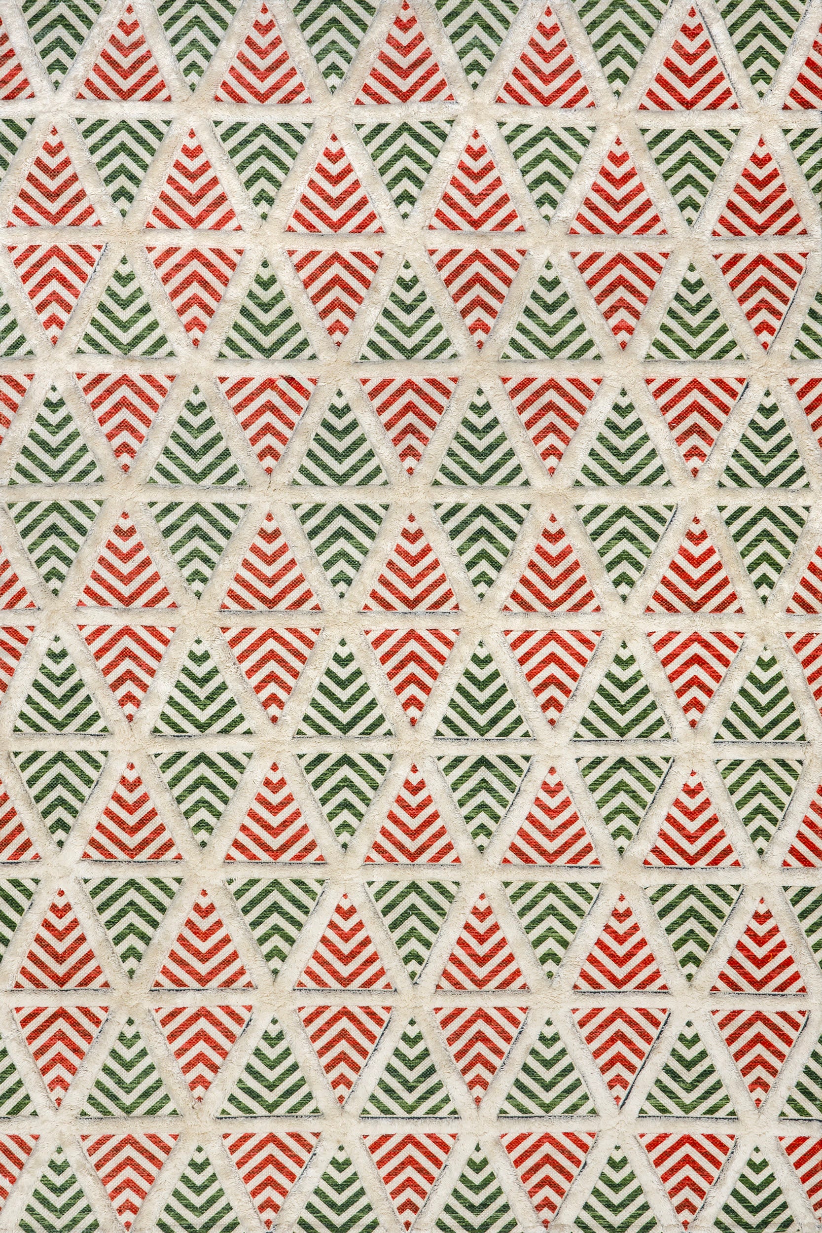 Lexley Triangular Rug | Red