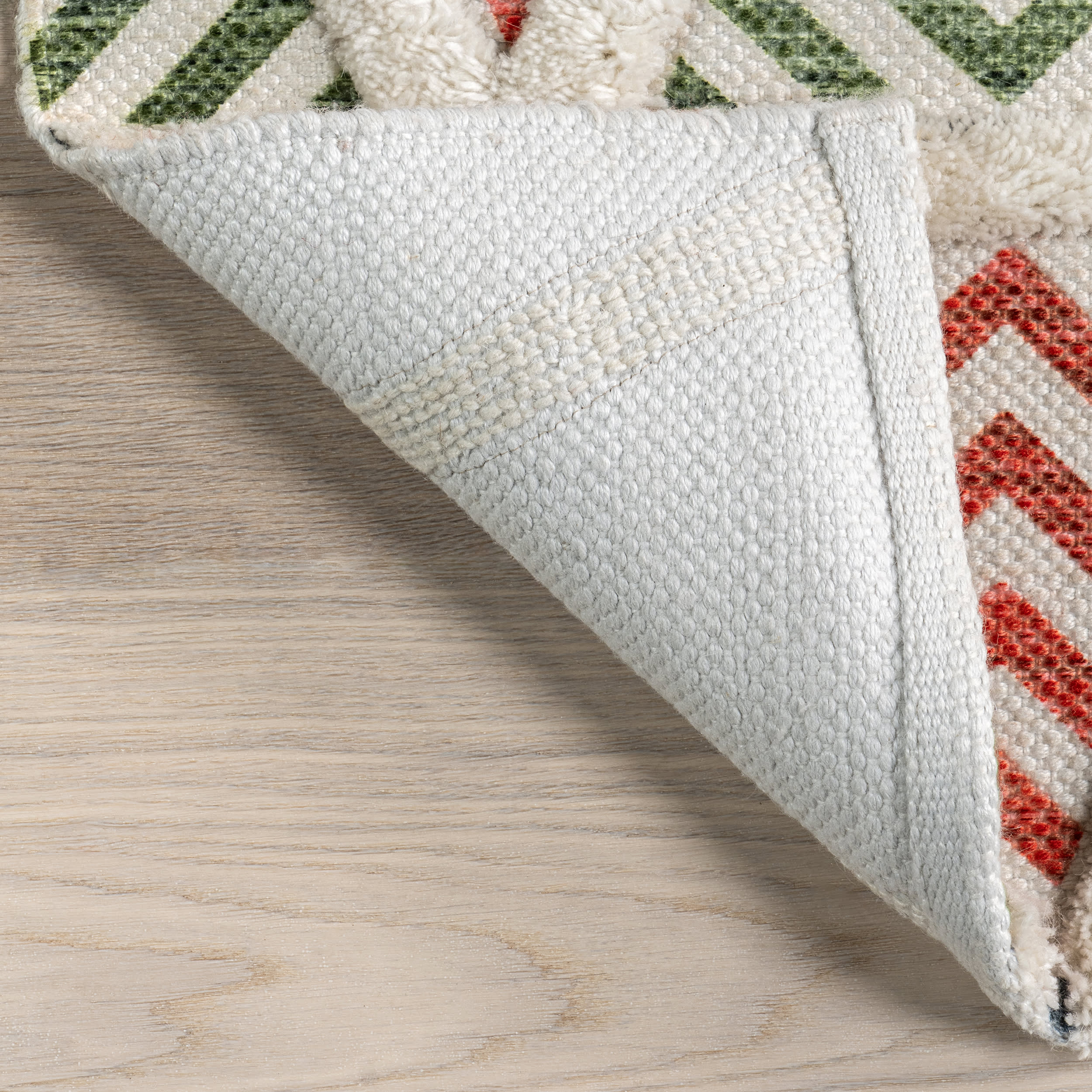 Lexley Triangular Rug | Red - Image 6