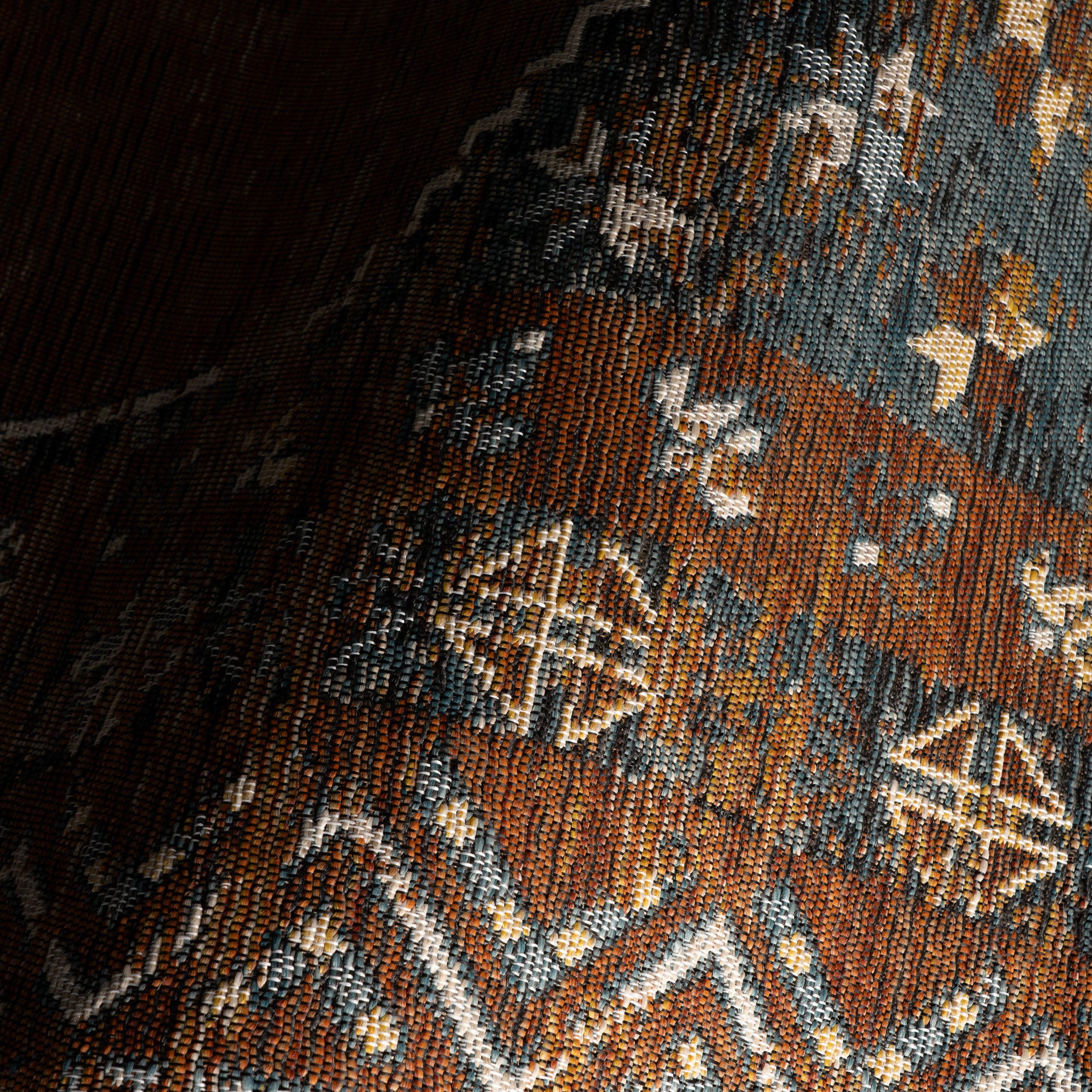 Liamara Traditional Medallion Indoor/Outdoor Rug | Brown - Image 3