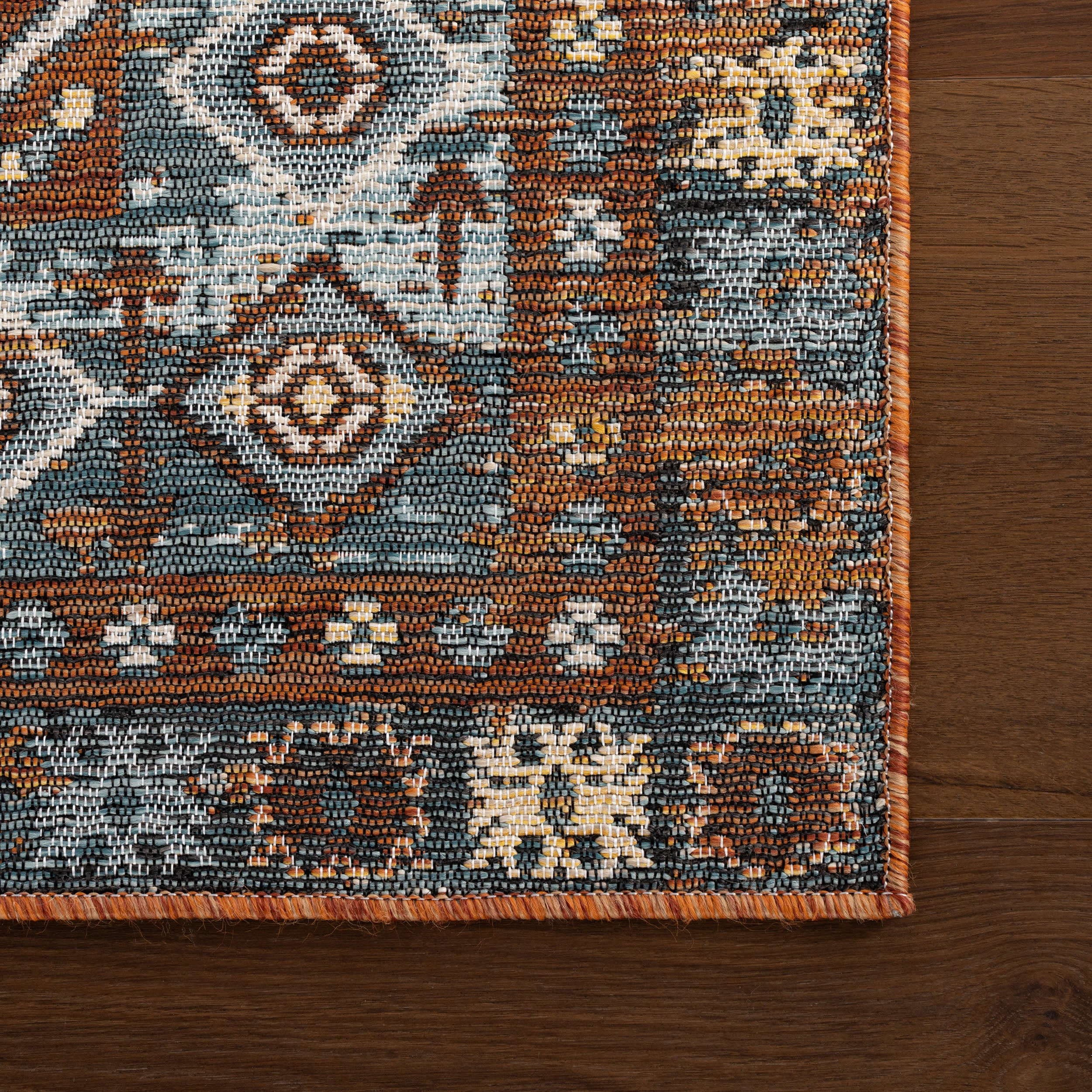 Liamara Traditional Medallion Indoor/Outdoor Rug | Brown - Image 4