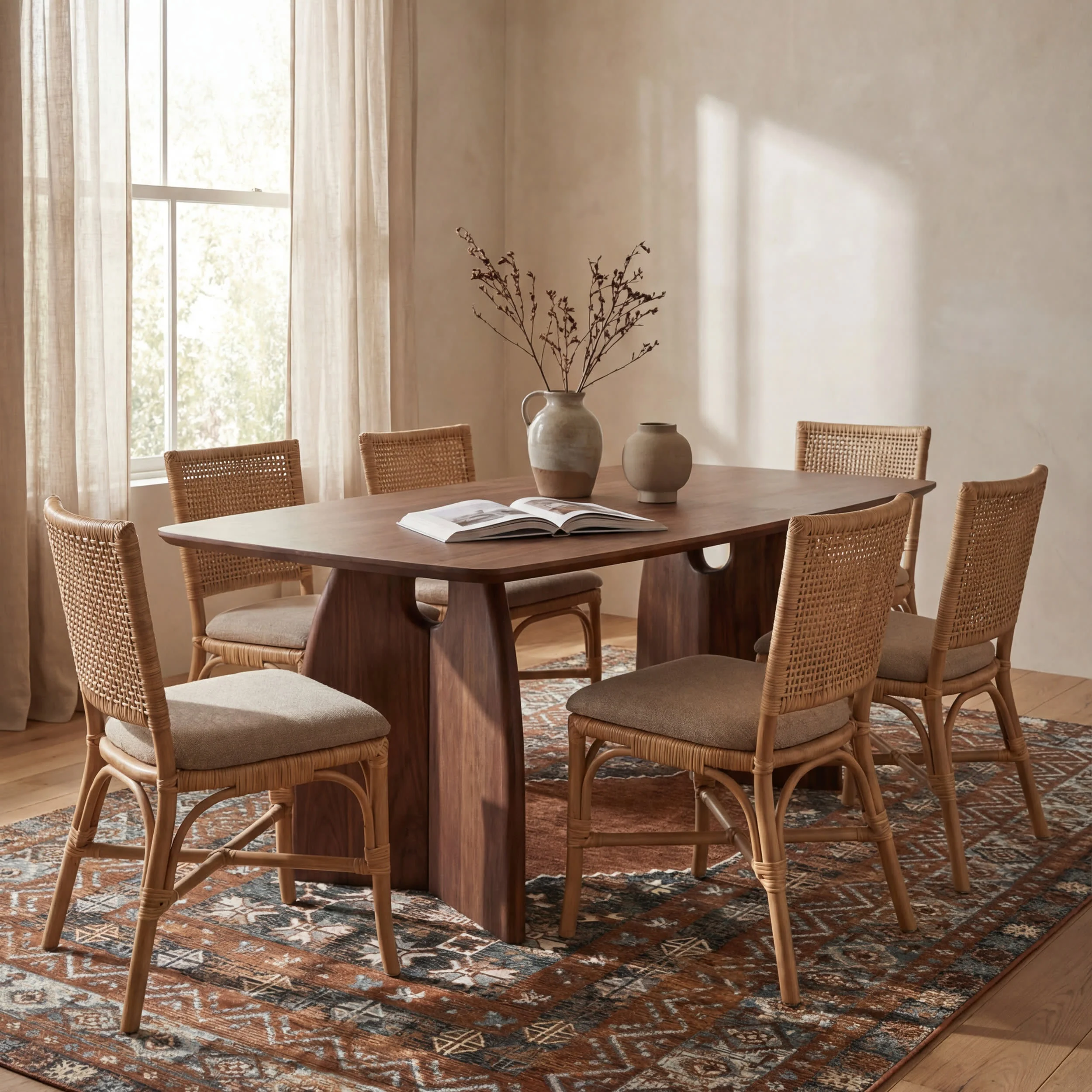 Liamara Traditional Medallion Indoor/Outdoor Rug | Brown - Image 7