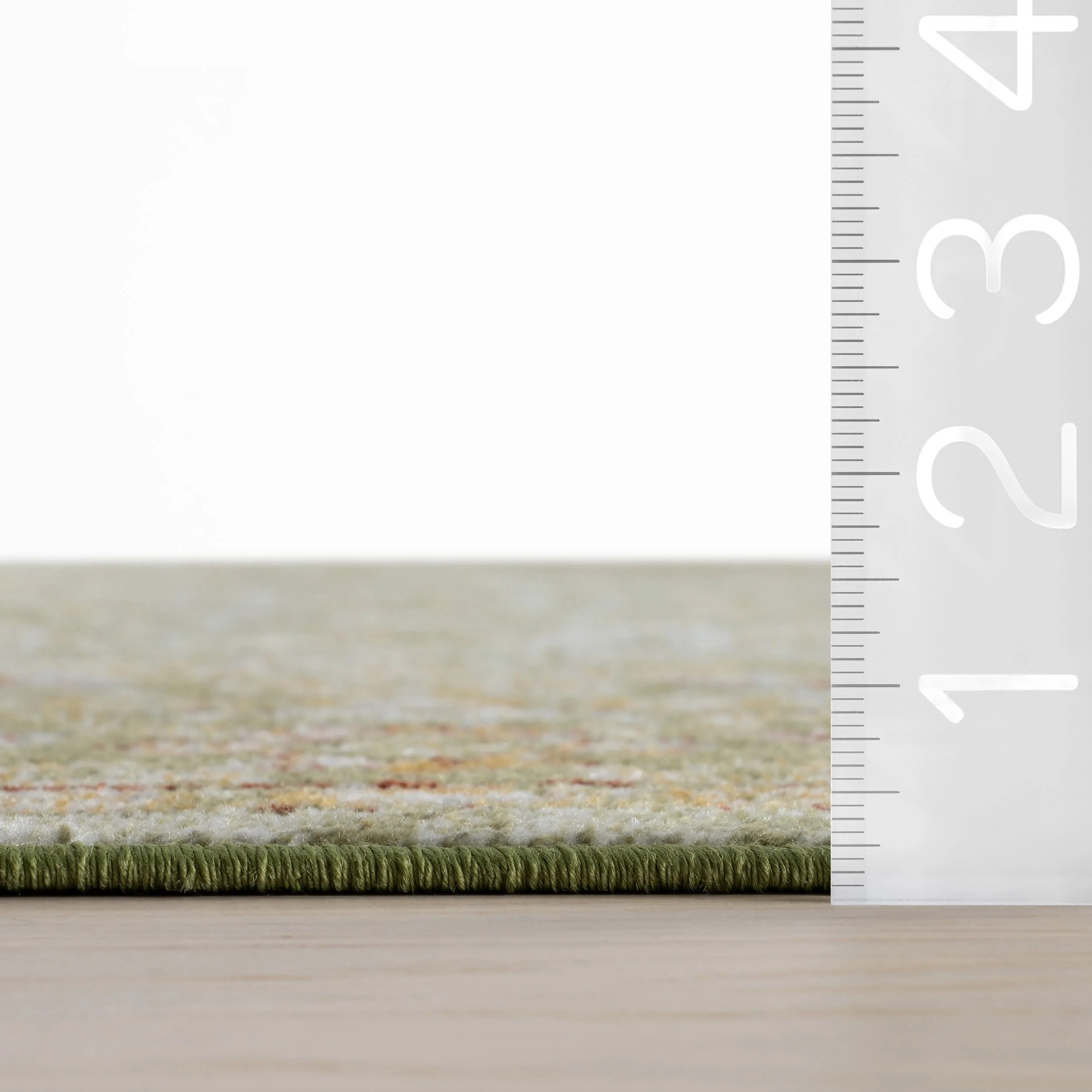 Lianna Washable Vines Rug | Green - Image 6