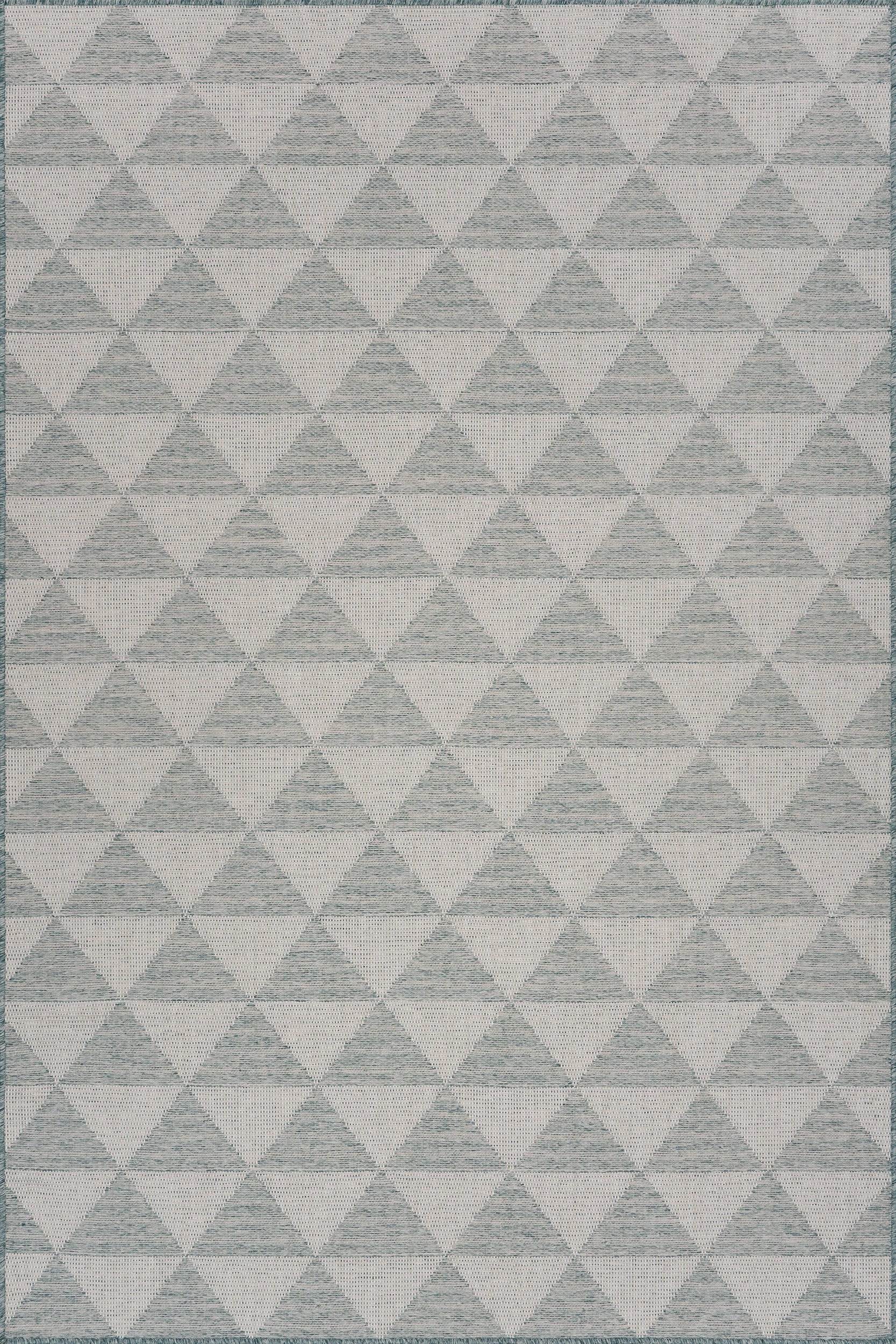Linea Modern Geometric Indoor/Outdoor Rug | Blue