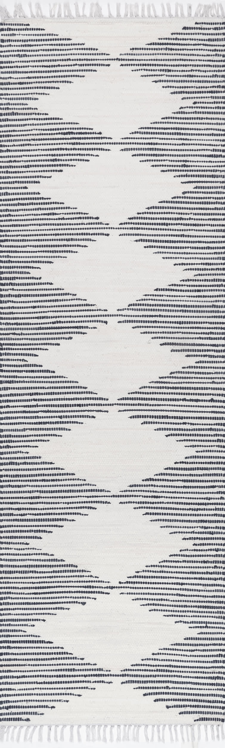 Lined Diamonds Rug | Ivory