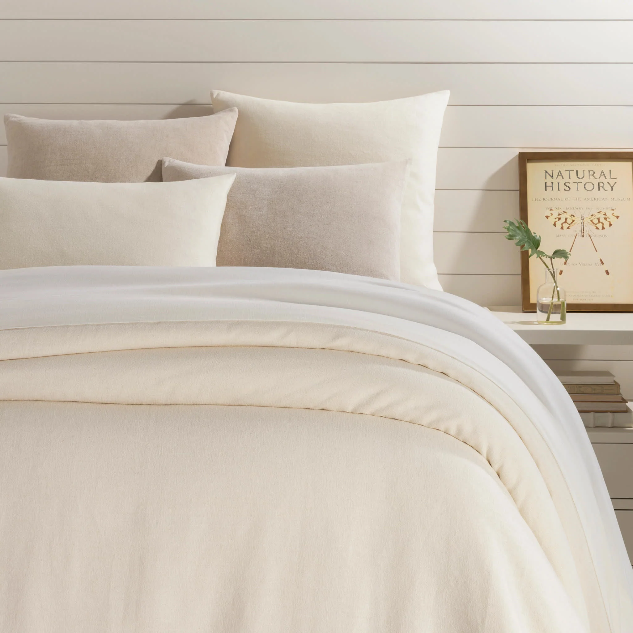 Linen Chenille Duvet Cover | Ivory