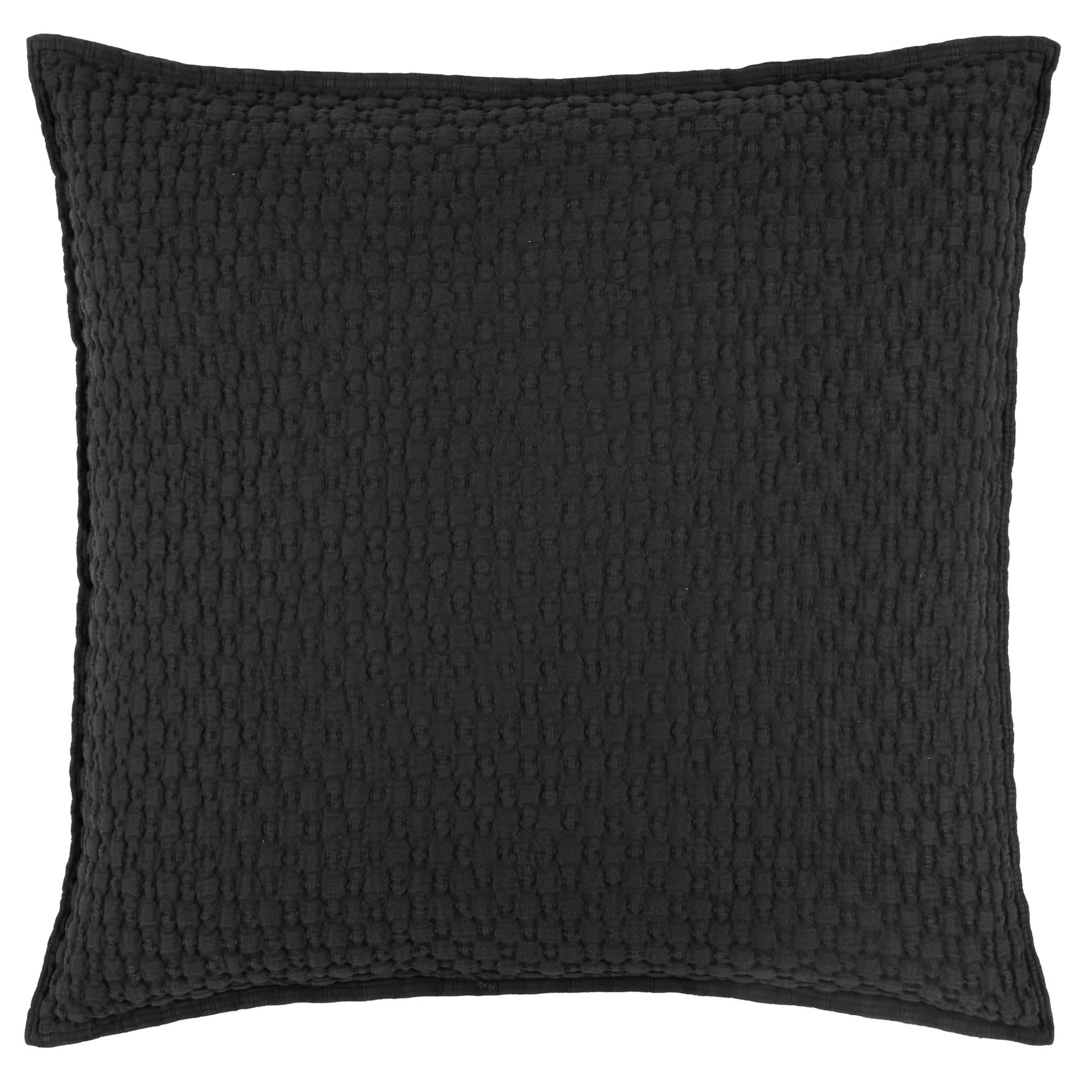Lodi Matelasse Sham | Black - Image 5
