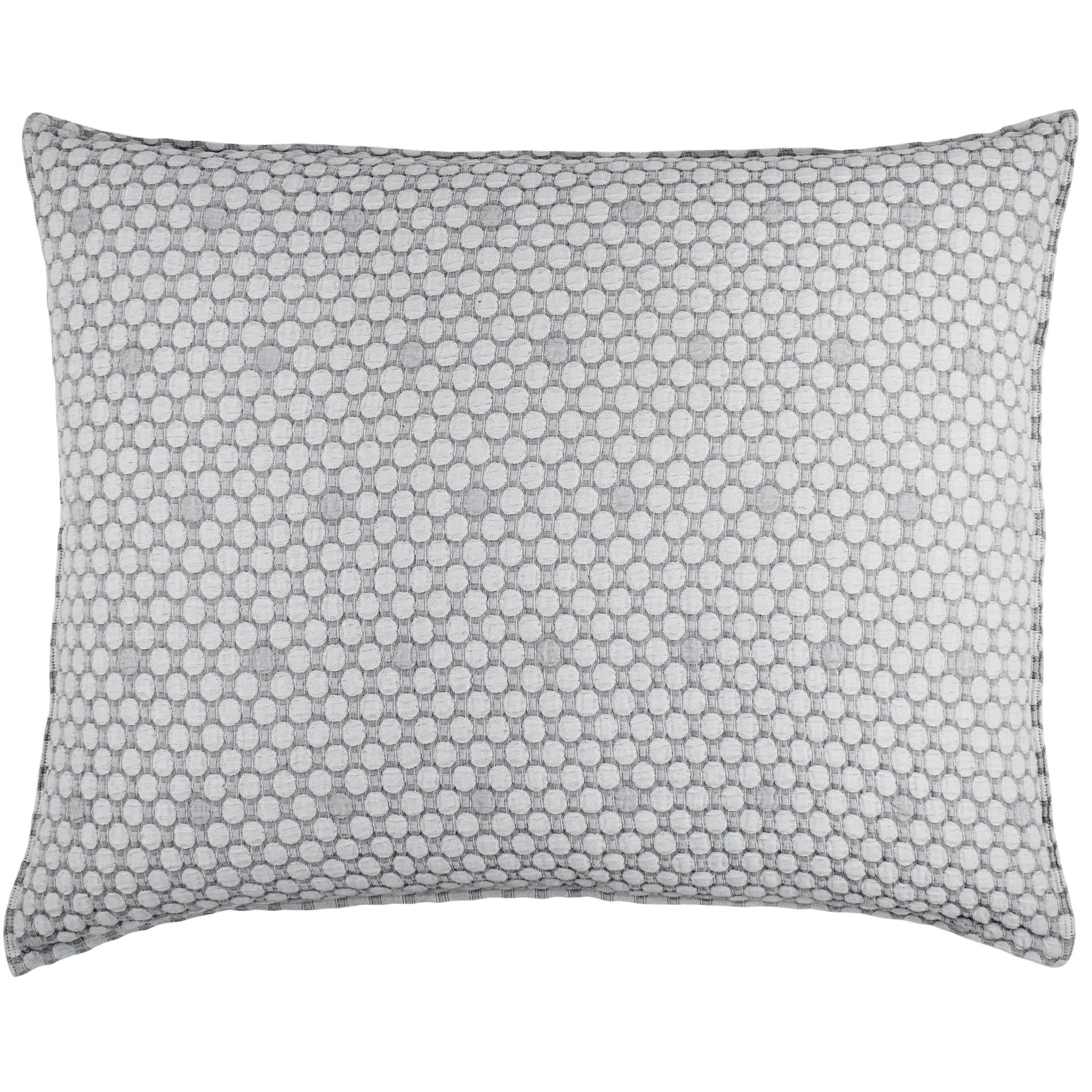 Lodi Matelasse Sham | Black/White - Image 4