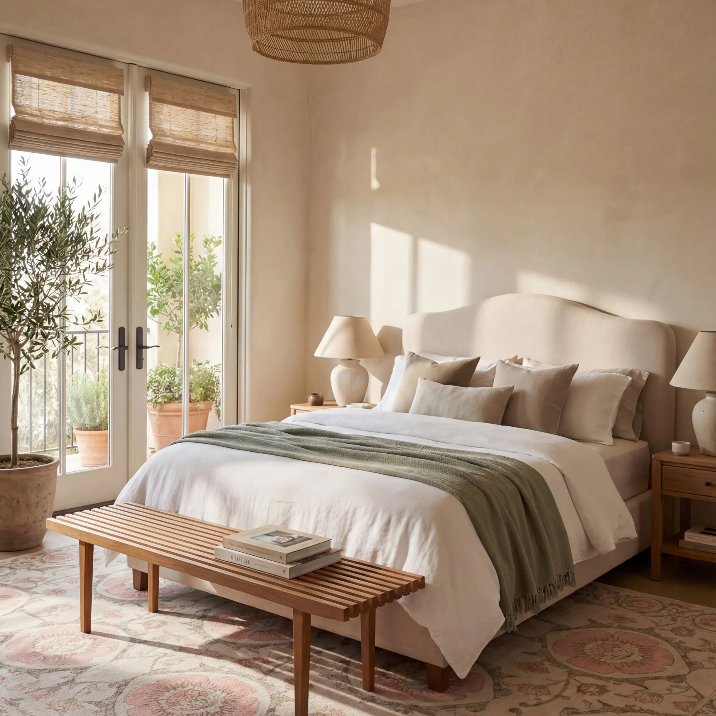 Lomia Traditional Vintage Medallion Area Rug | Ivory - Image 10