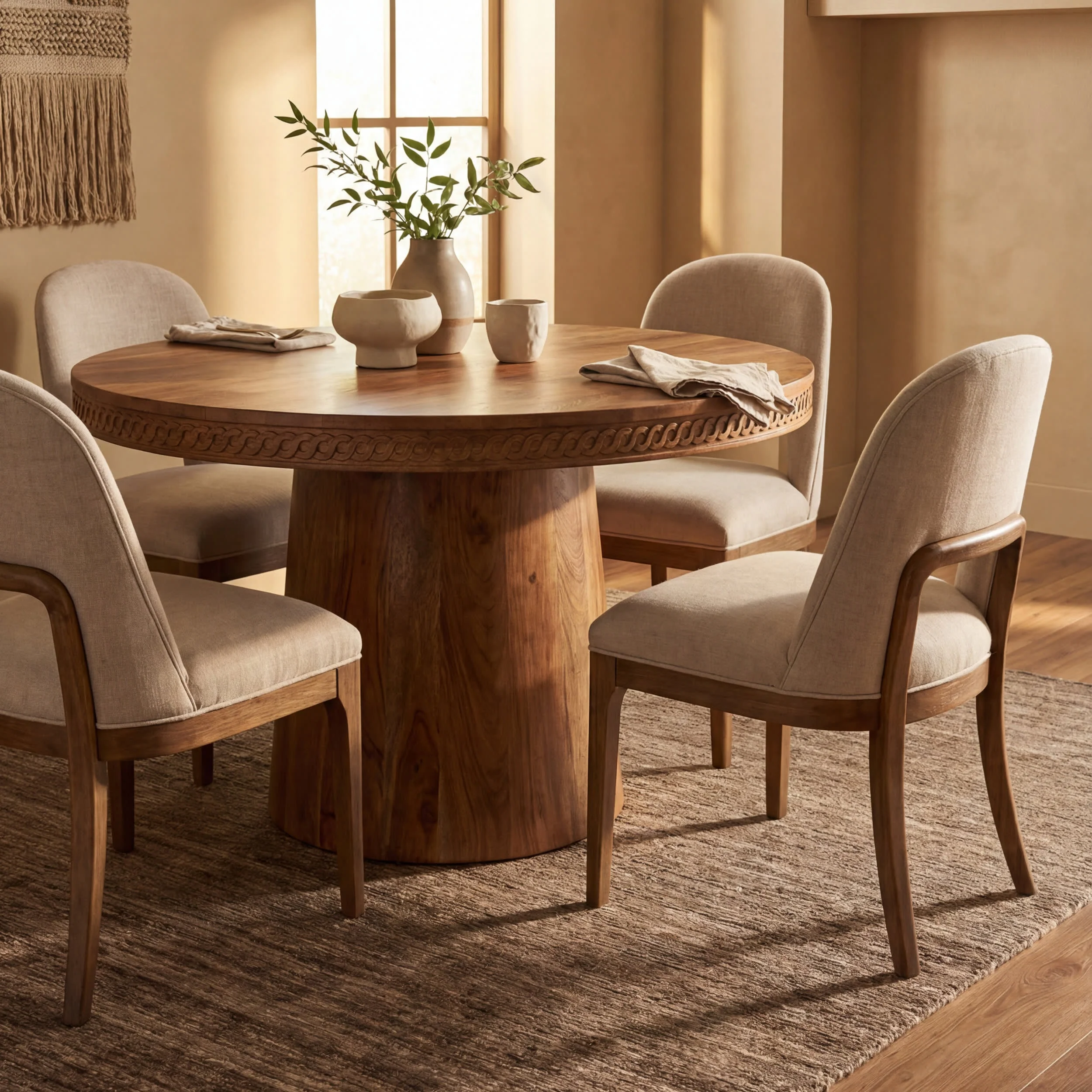 Lone Vintage & Distressed Rug | Beige - Image 7