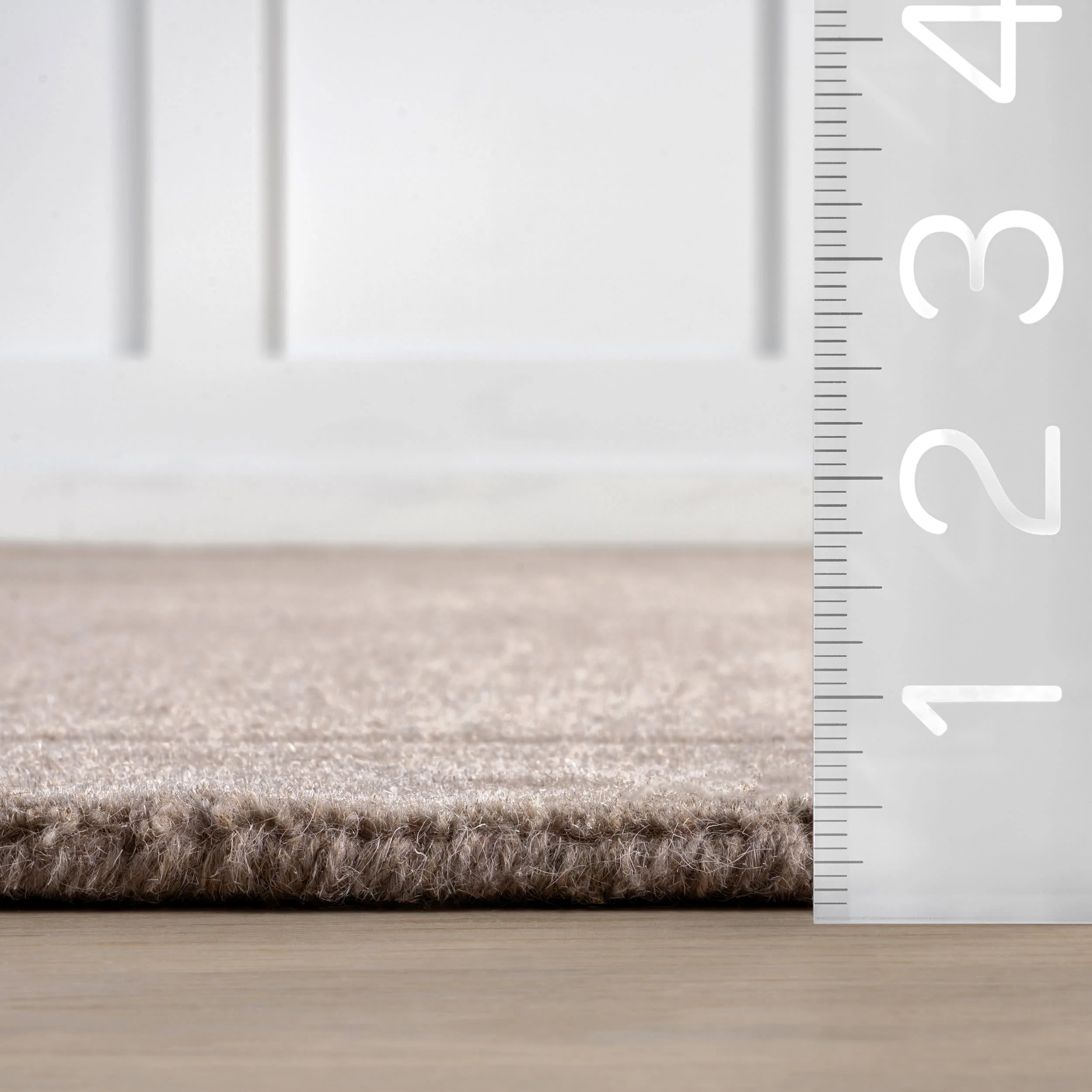 Los Feliz Abstract Wool Rug | Mauve - Image 5