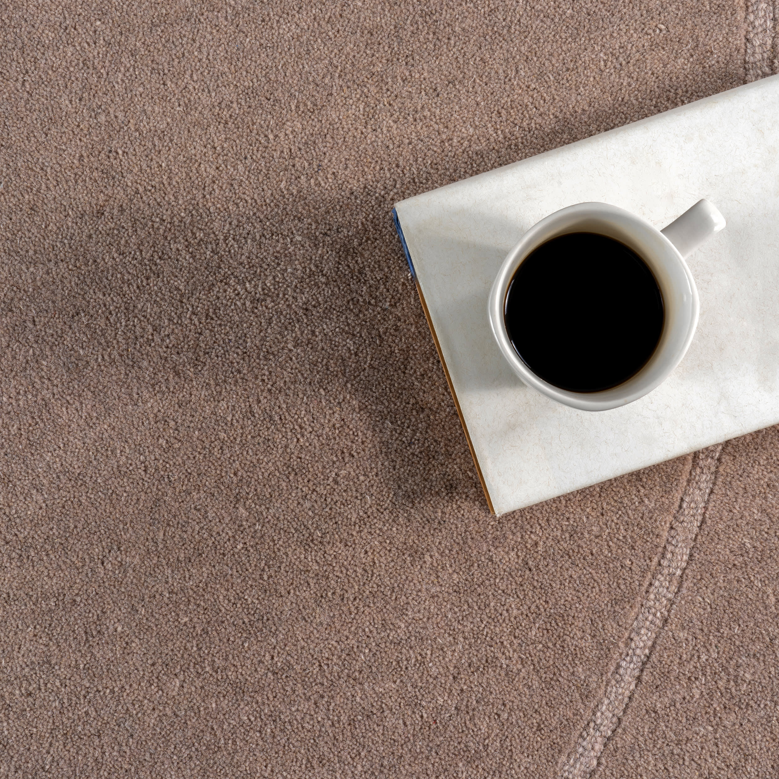 Los Feliz Abstract Wool Rug | Mauve - Image 7