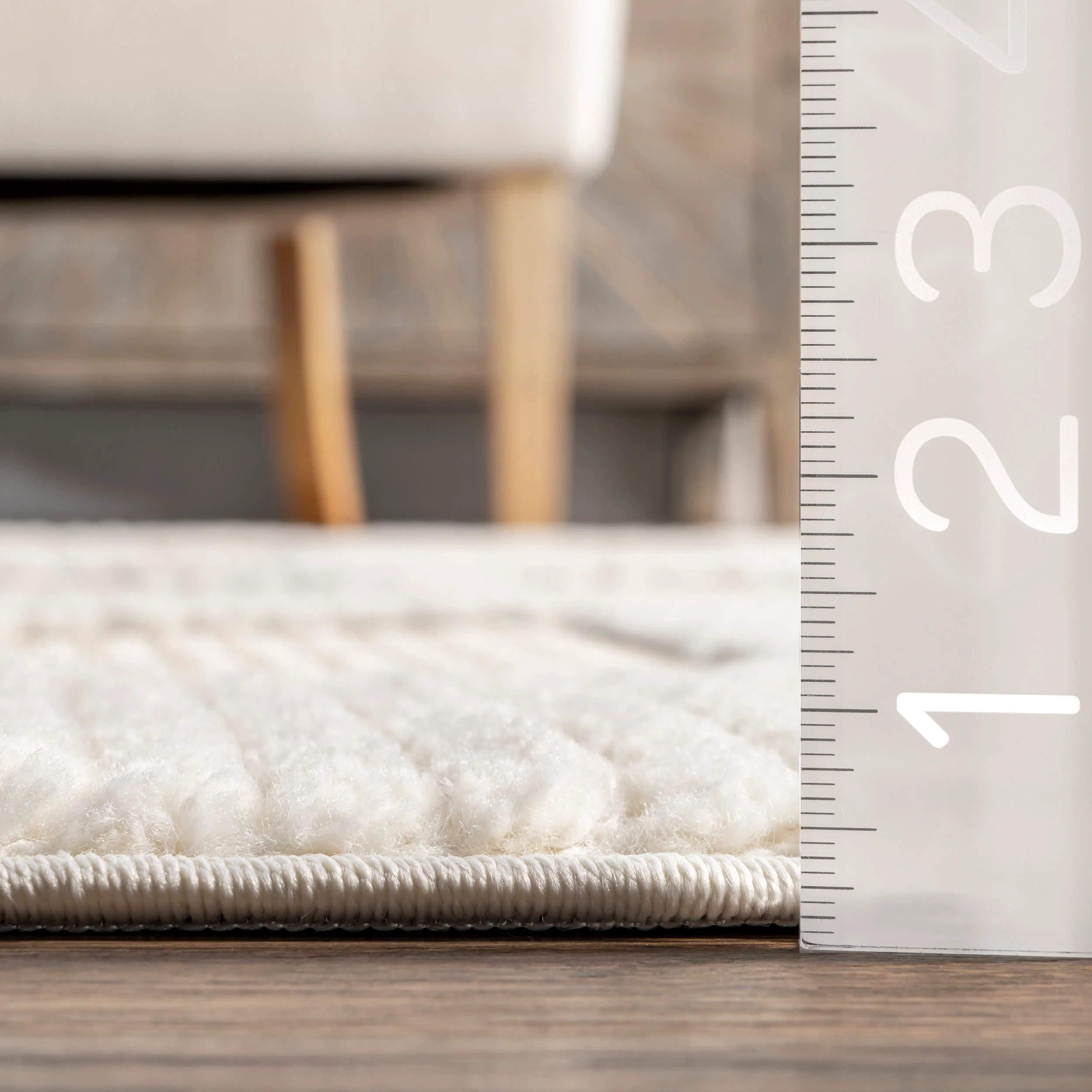 Lou Abstract Moon Rug | Ivory - Image 4