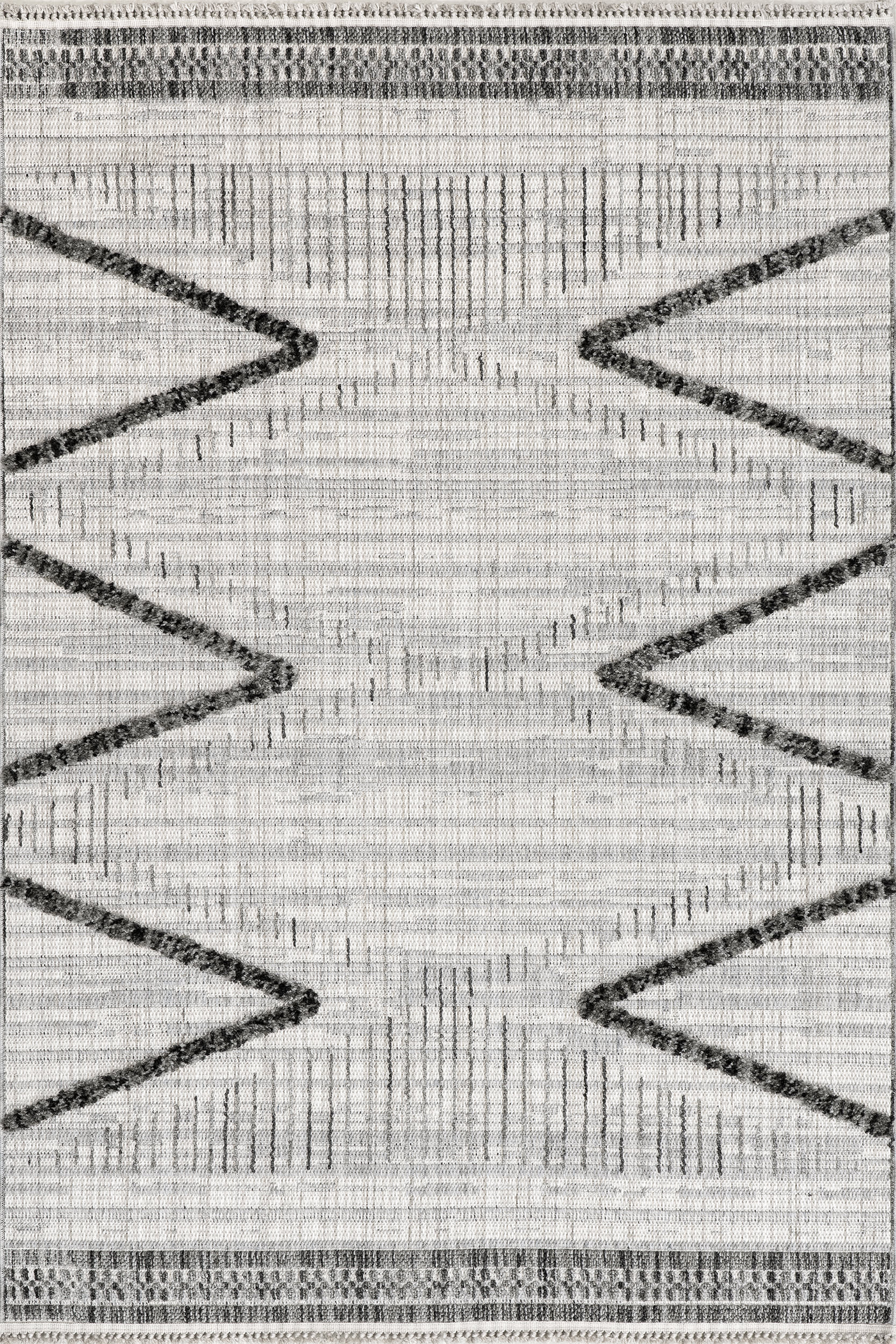 Lulu Waves Rug | Light Grey