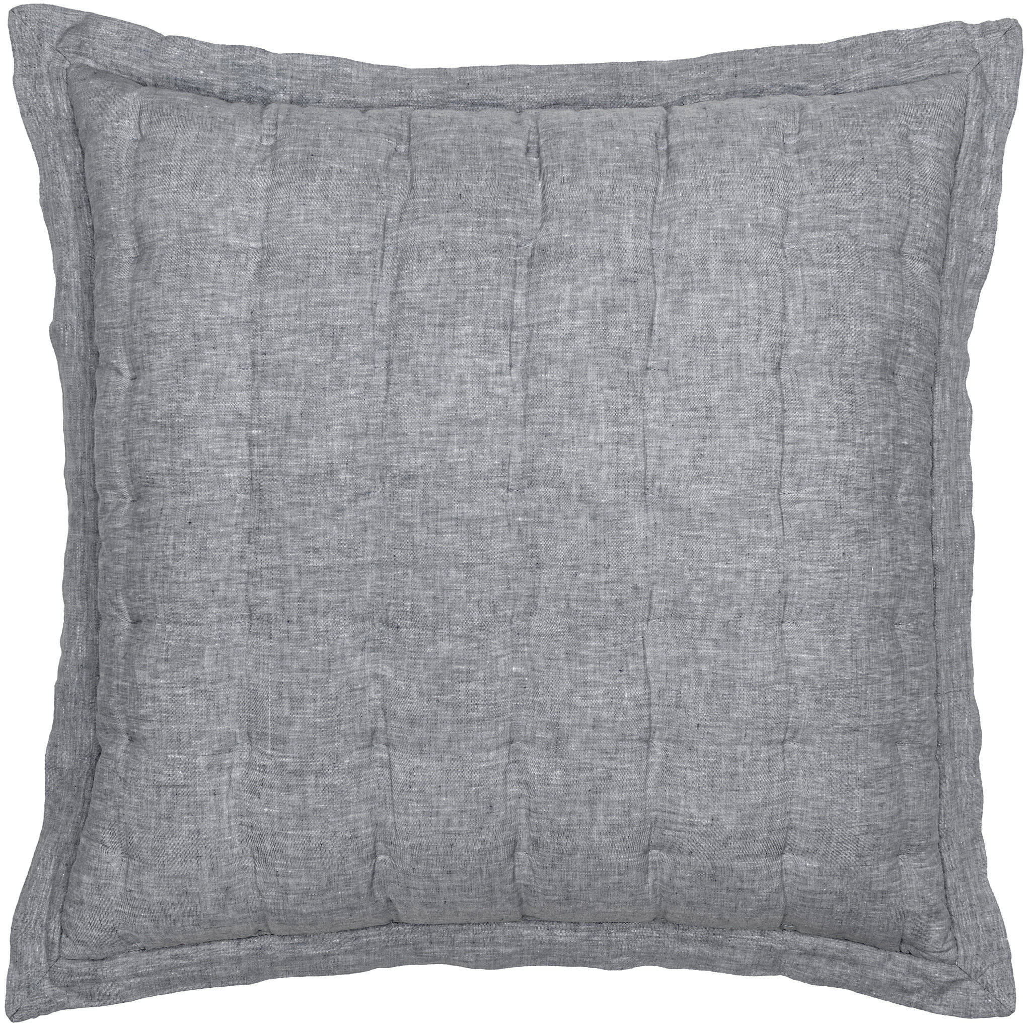 Lush Linen Puff Sham | Black