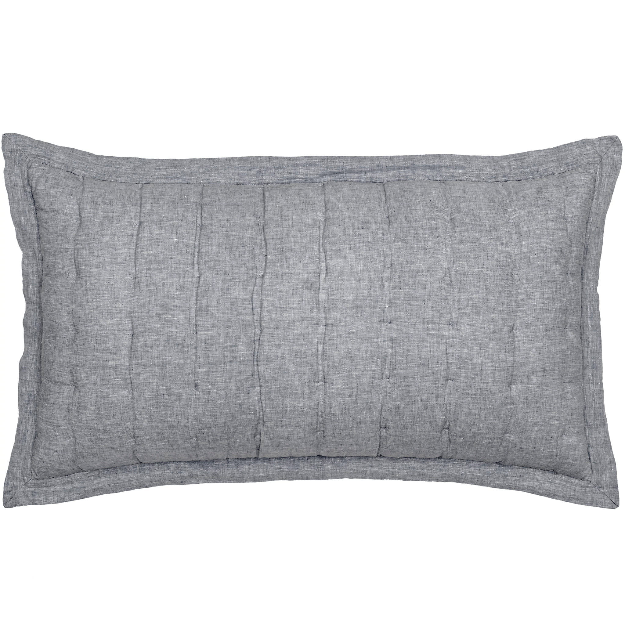 Lush Linen Puff Sham | Black - Image 3