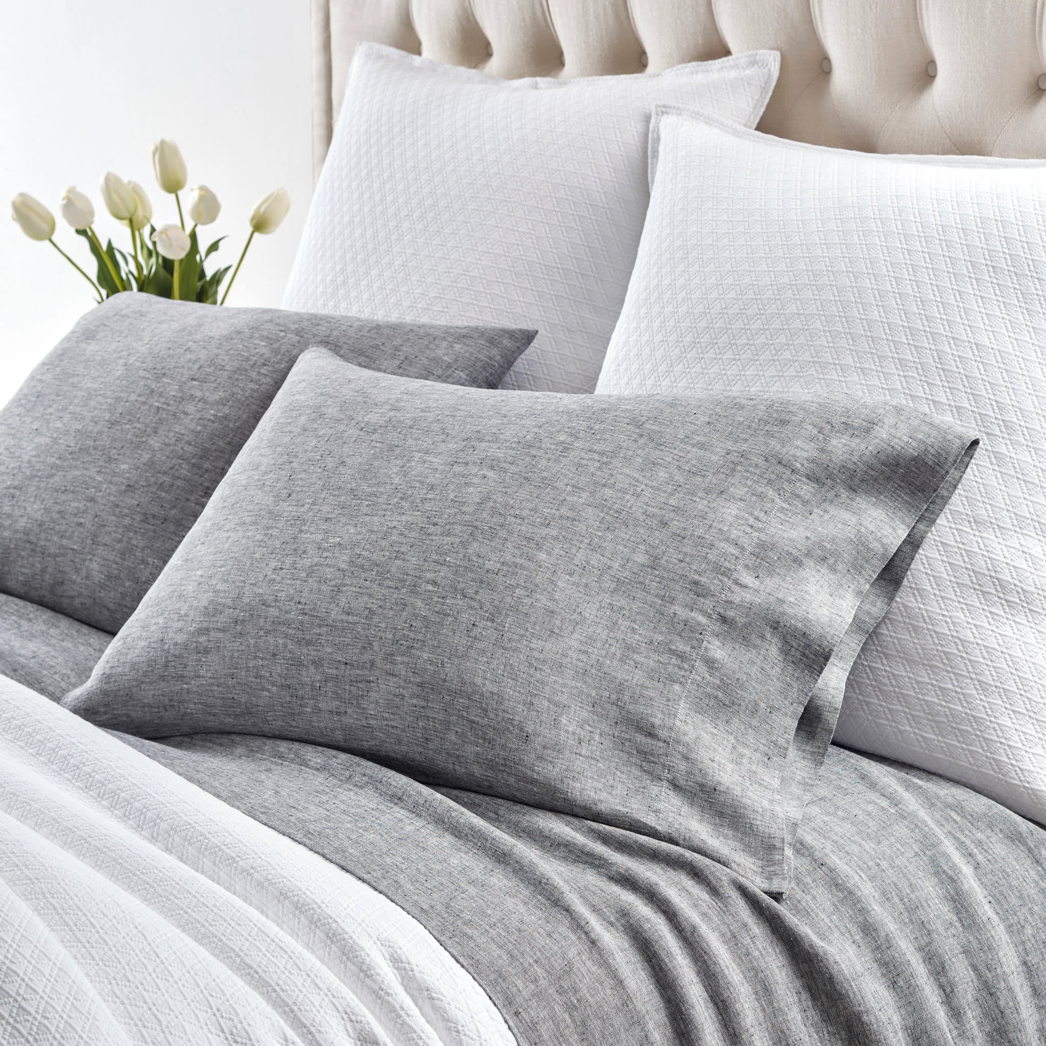Lush Linen Sheet Set | Black