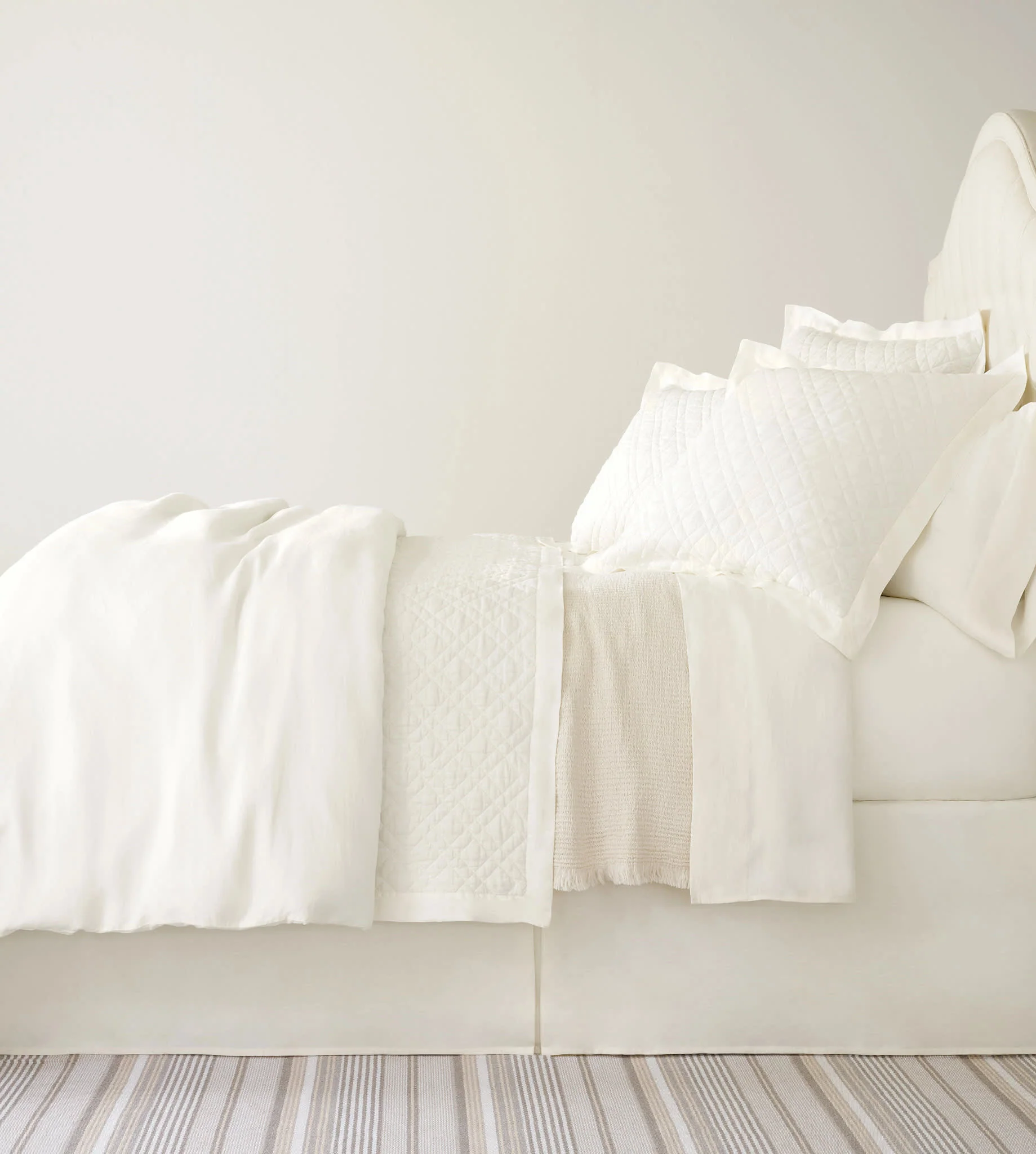 Lush Linen Bed Skirt | Ivory - Image 2