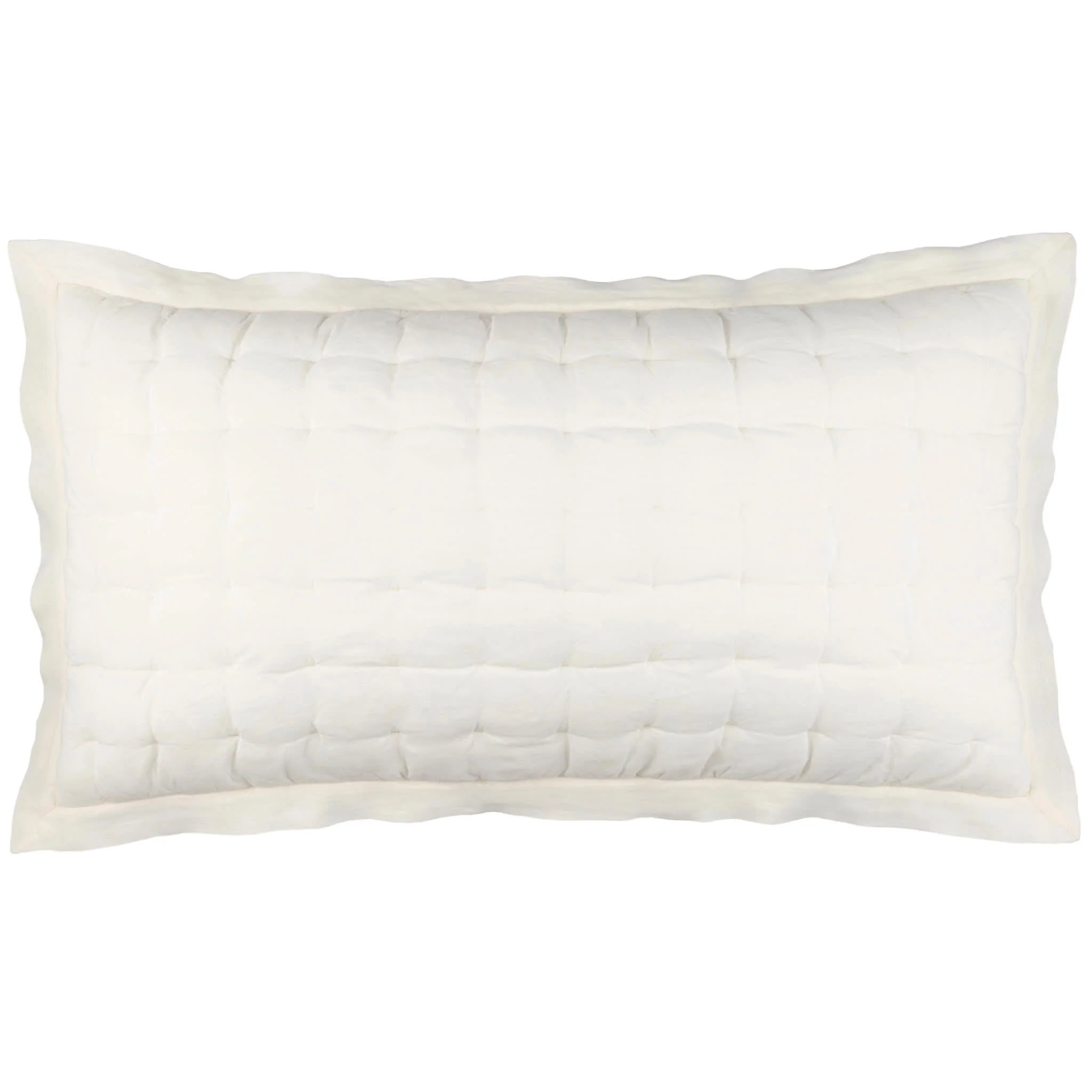 Lush Linen Puff Sham | Ivory - Image 4