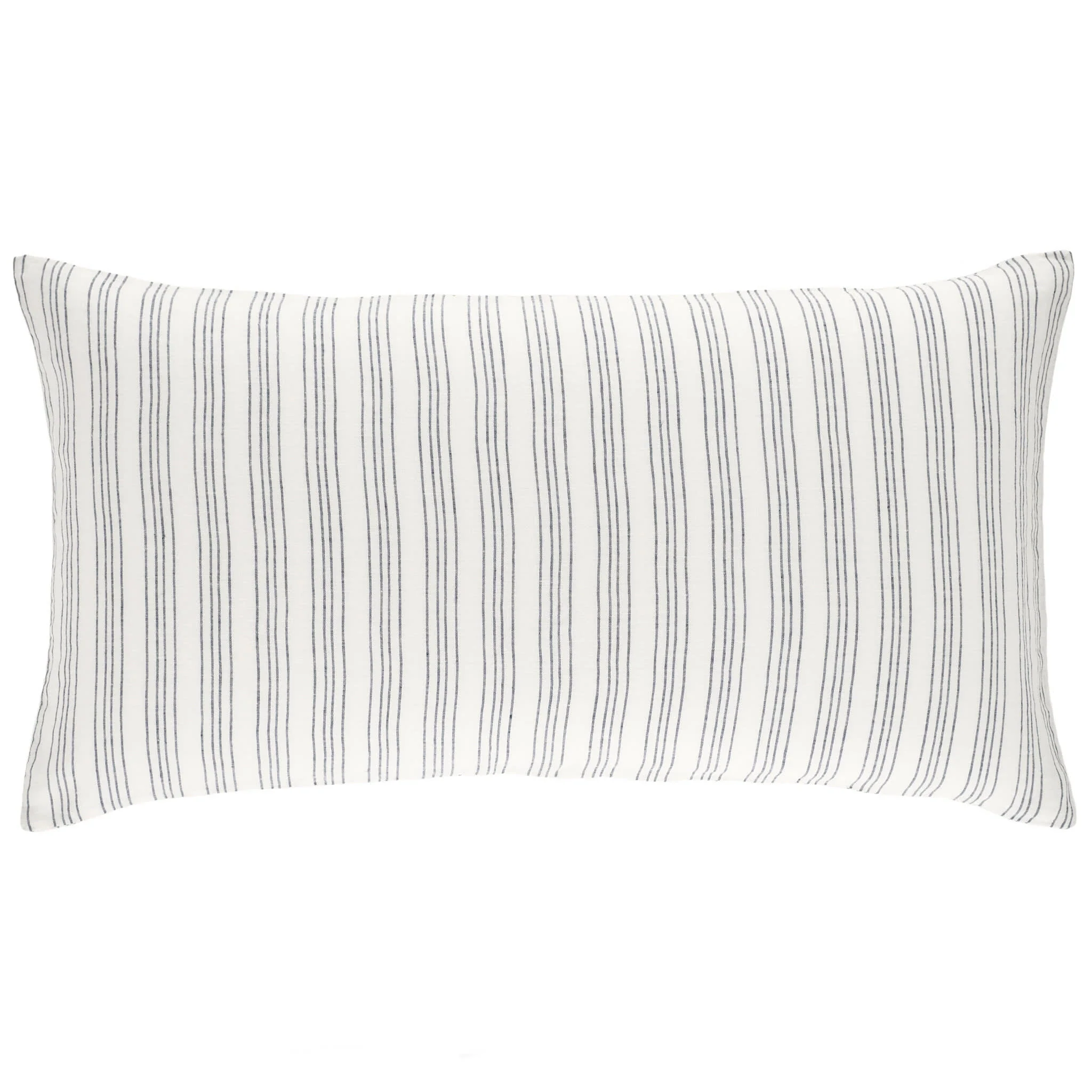 Lush Linen Stripe Sham | Slate Blue - Image 2