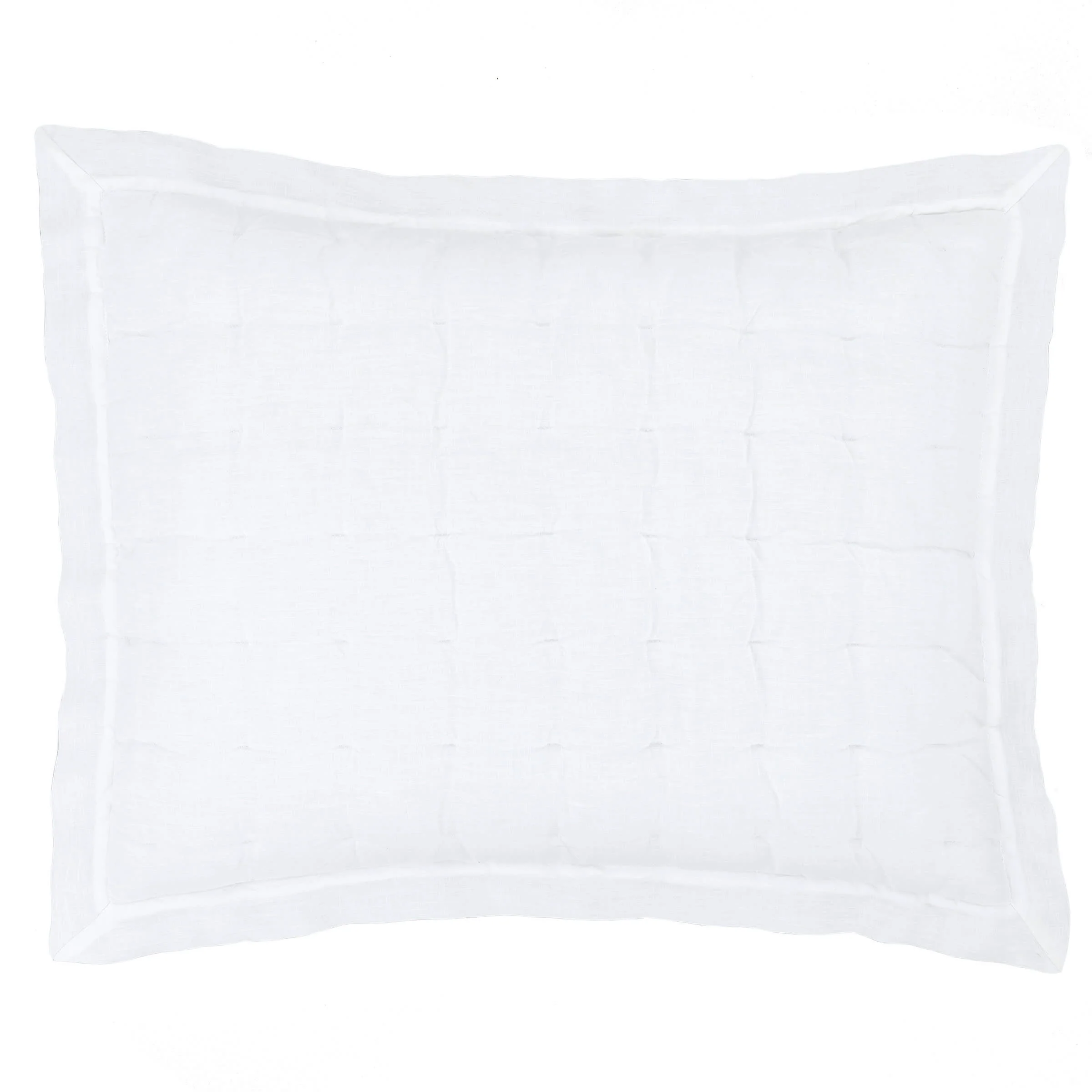 Lush Linen Puff Sham | White - Image 2