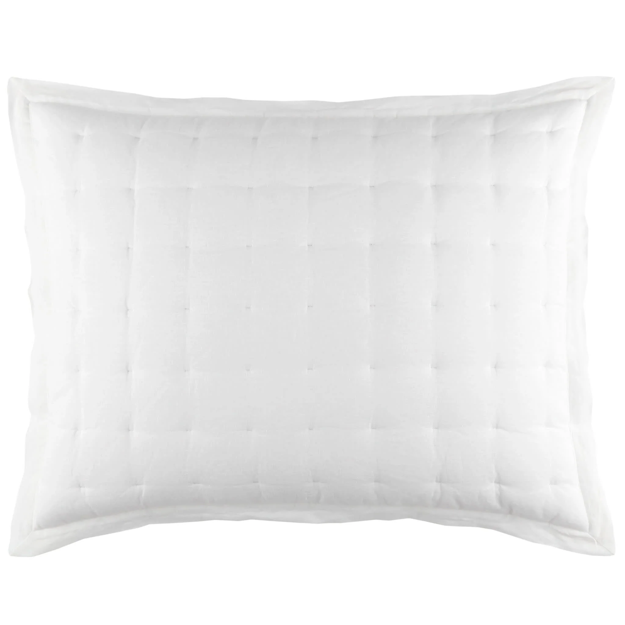 Lush Linen Puff Sham | White - Image 4