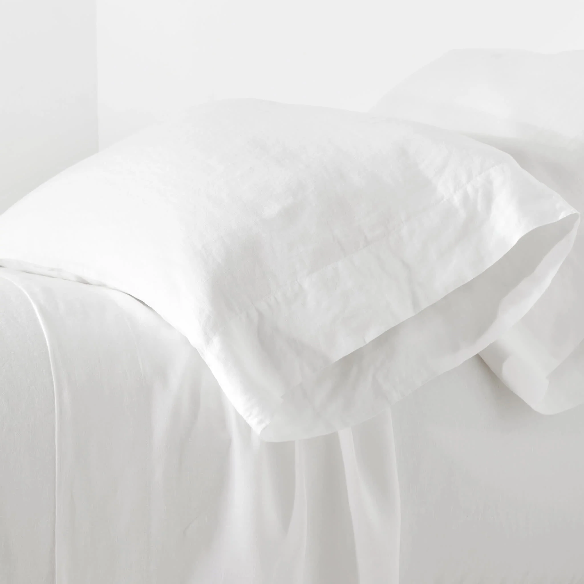 Lush Linen Sheet Set | White