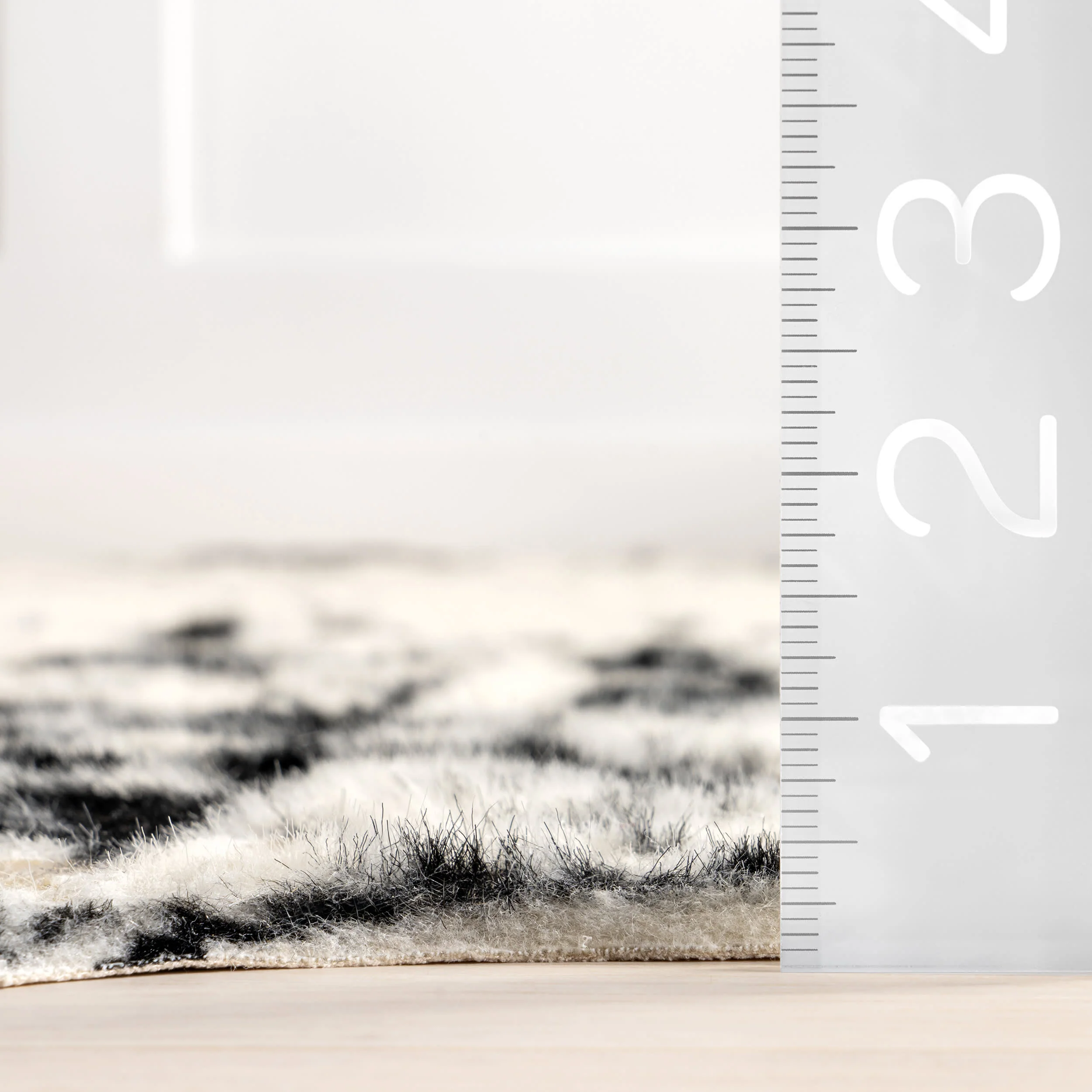 Macchiato Faux Cowhide Rug | Black - Image 6