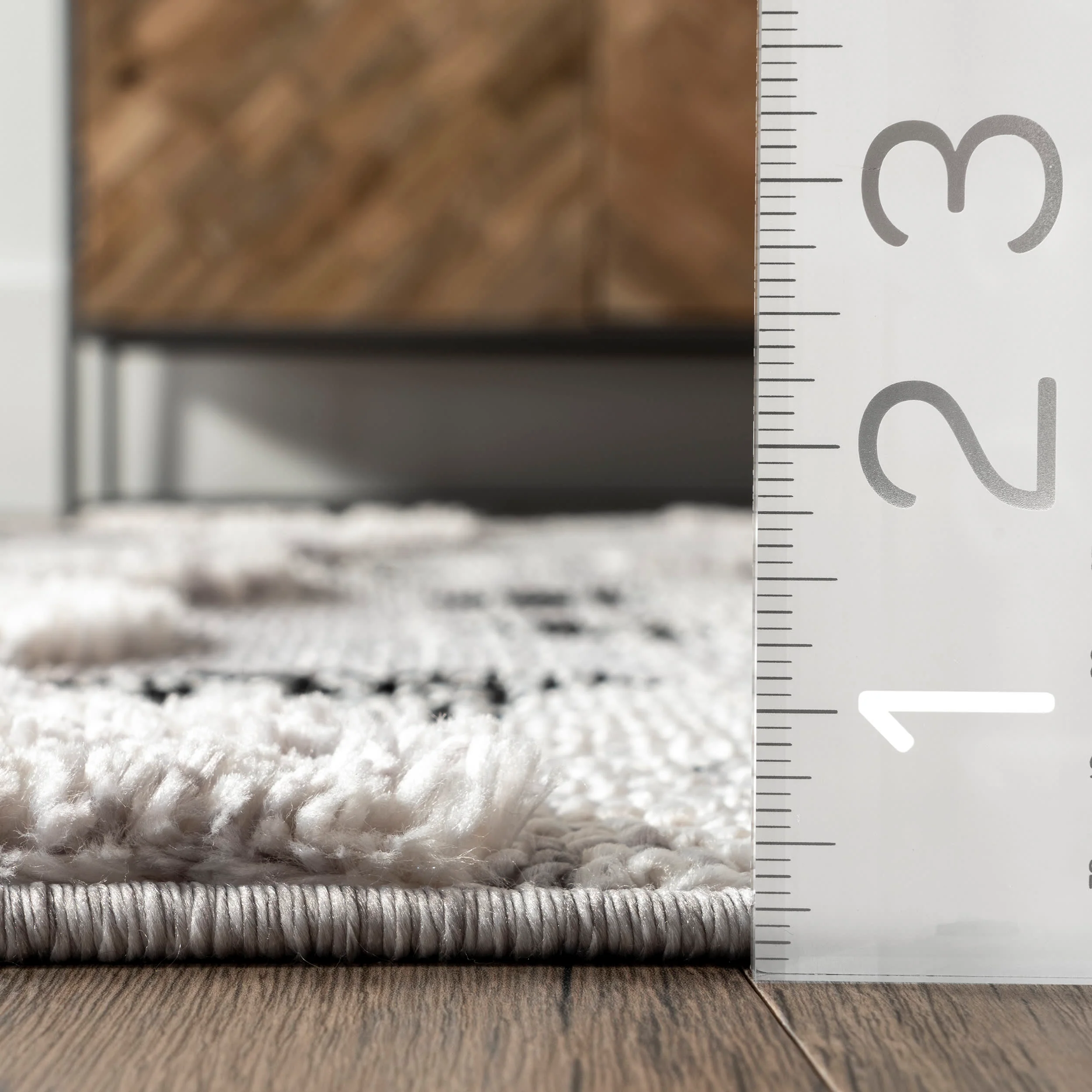 Macie Dotted Lifted Rug | Light Grey - Image 5