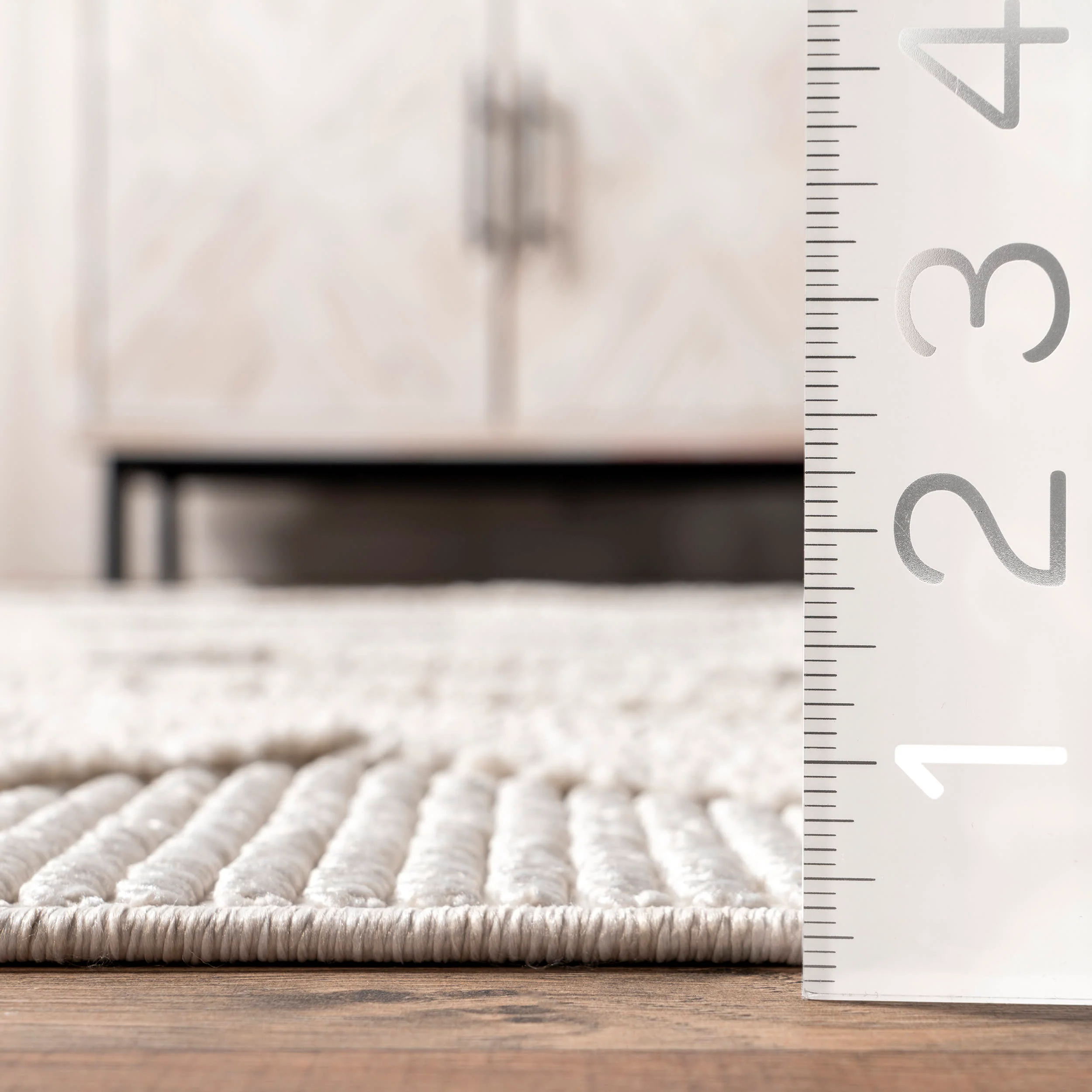 Maddie Geometric Modern Rug | Beige - Image 5