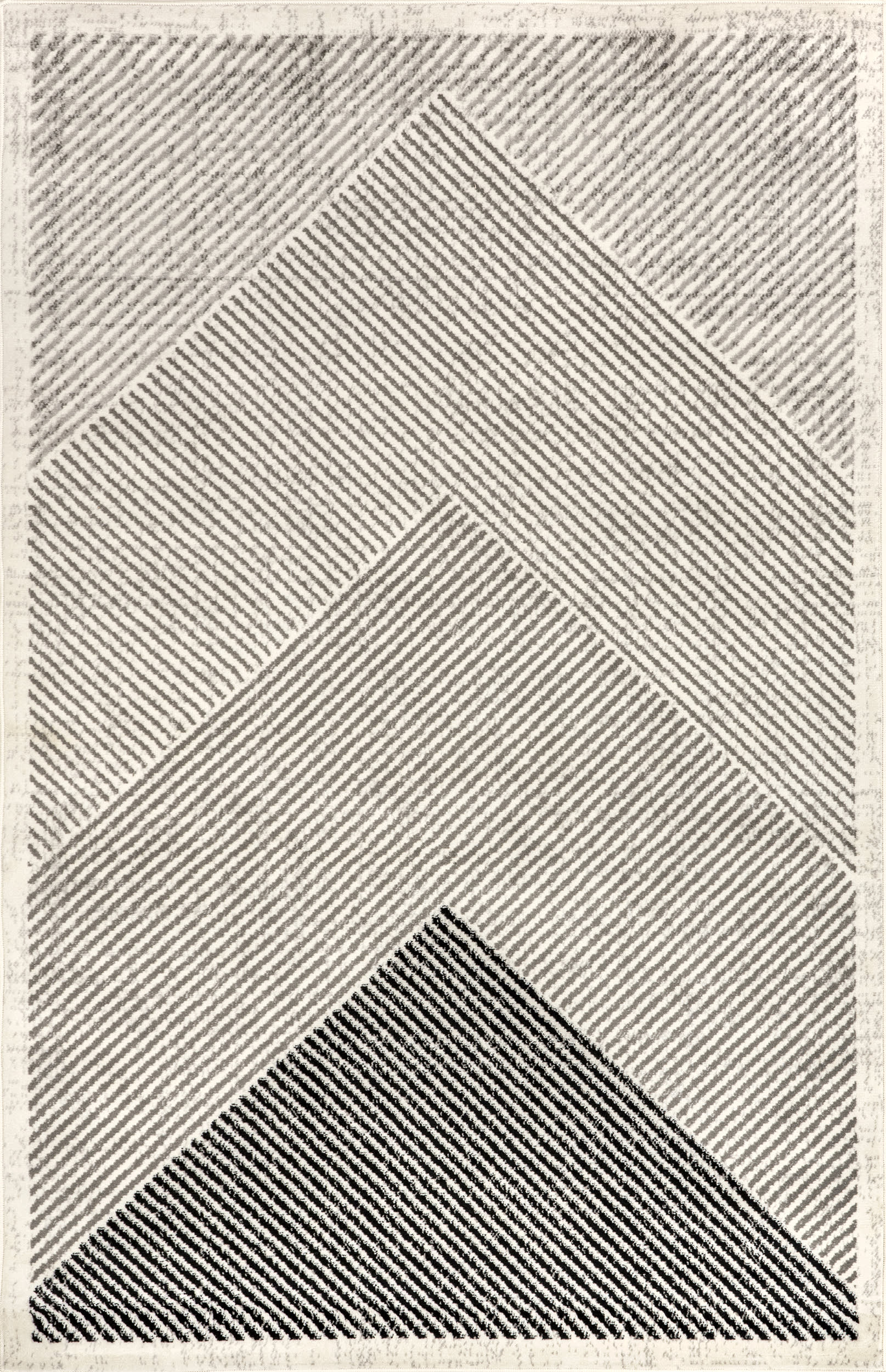 Mae Traverse Stripes Rug | Grey