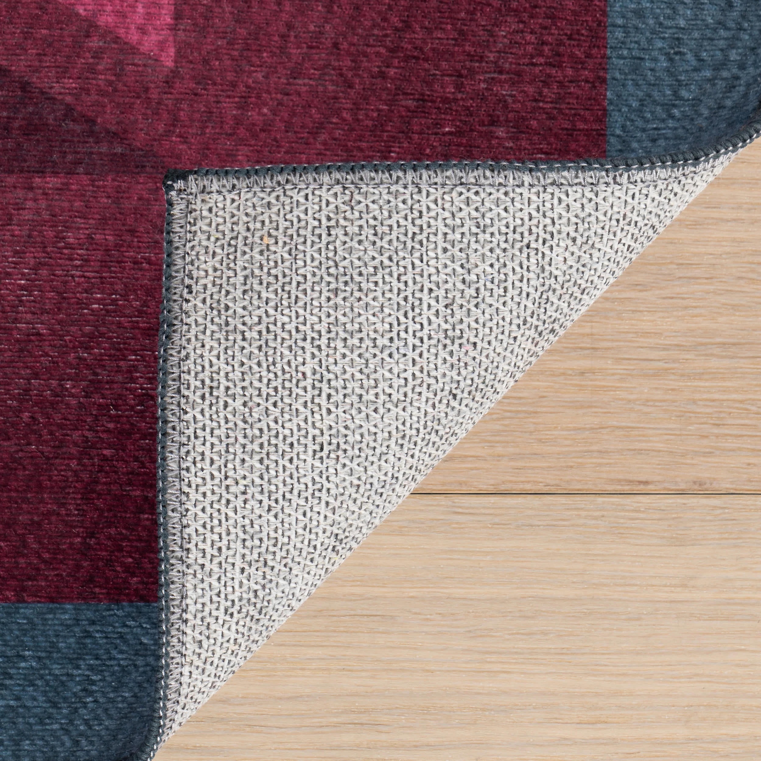 Magenta Ribbon Bordered Washable Rug by Society6 | Purple - Image 8