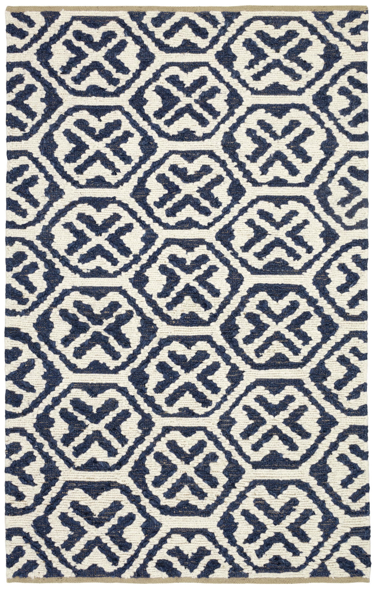 Magnolia Handwoven Jute Rug | Blue