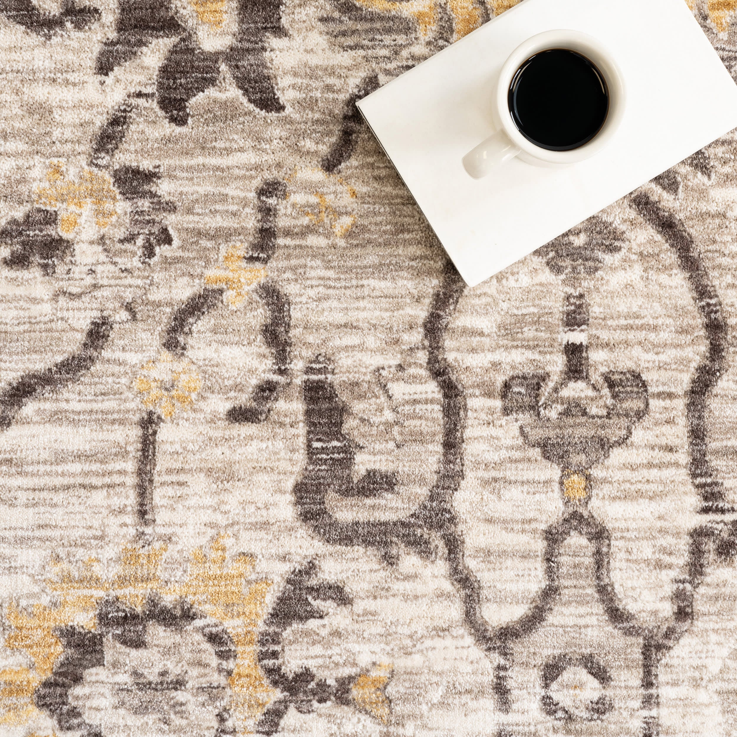 Maia Medallion Rug | Beige - Image 8