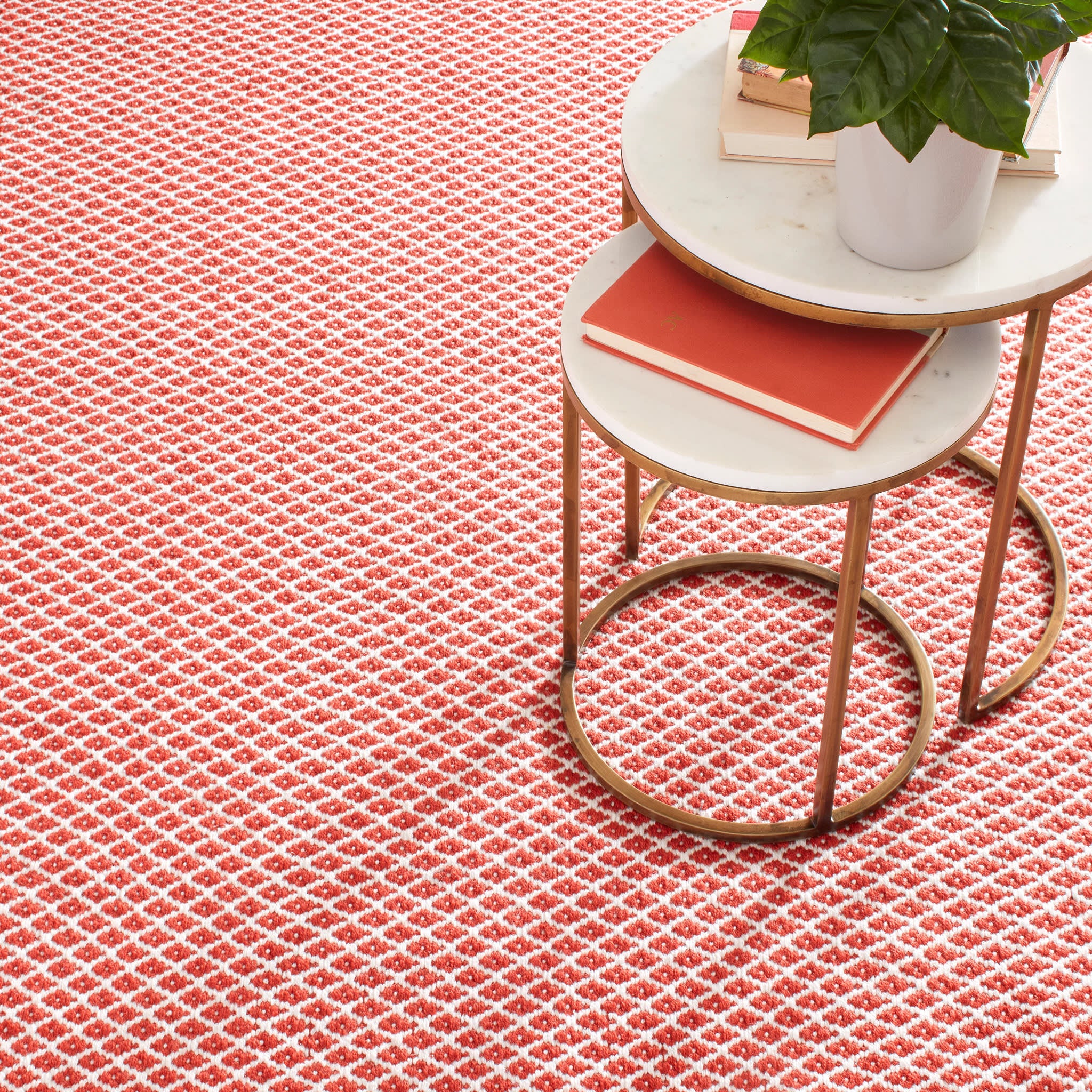 Mainsail Handwoven Indoor/Outdoor Rug | Red - Image 4