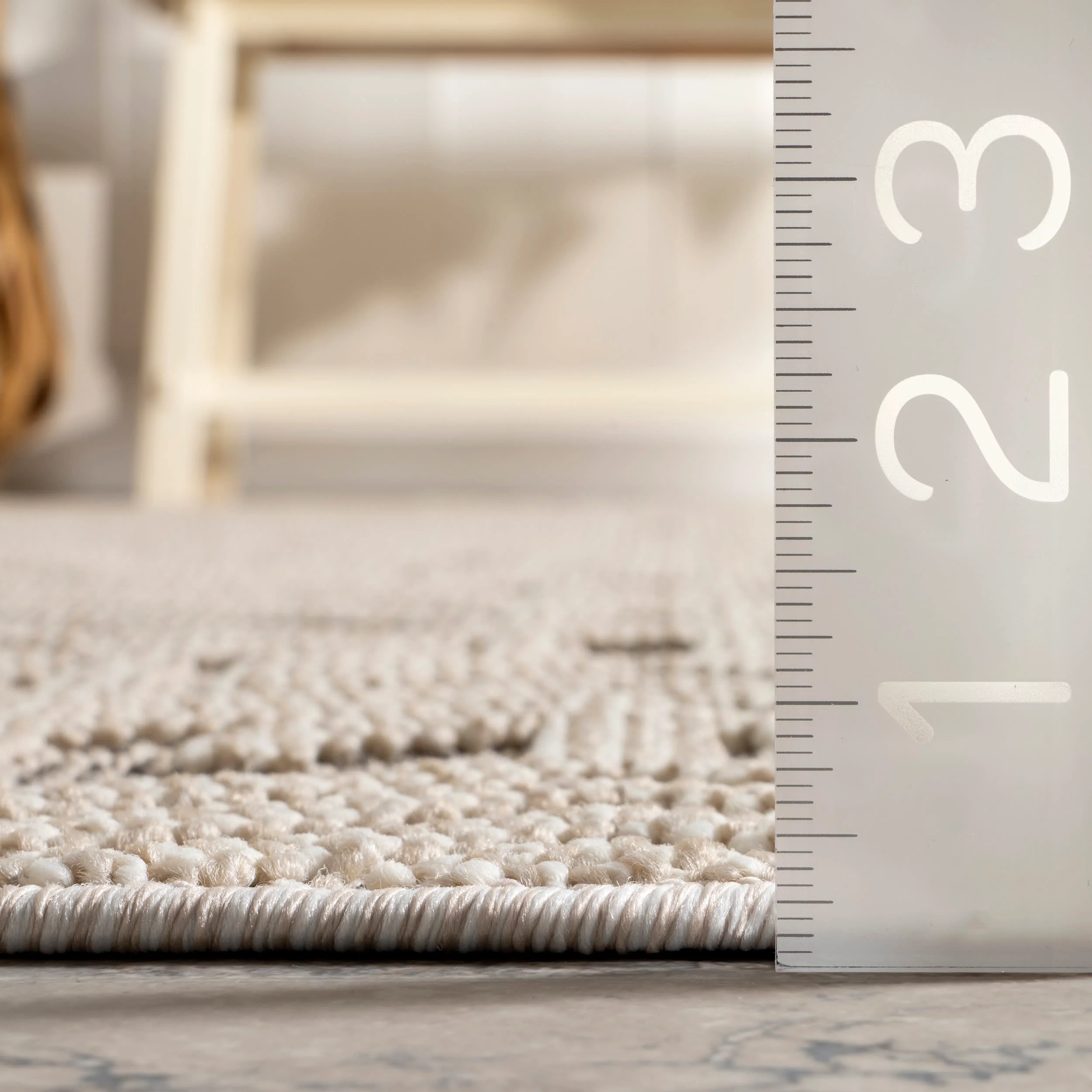 Malia Birdseye Indoor/Outdoor Rug | Light Grey - Image 5