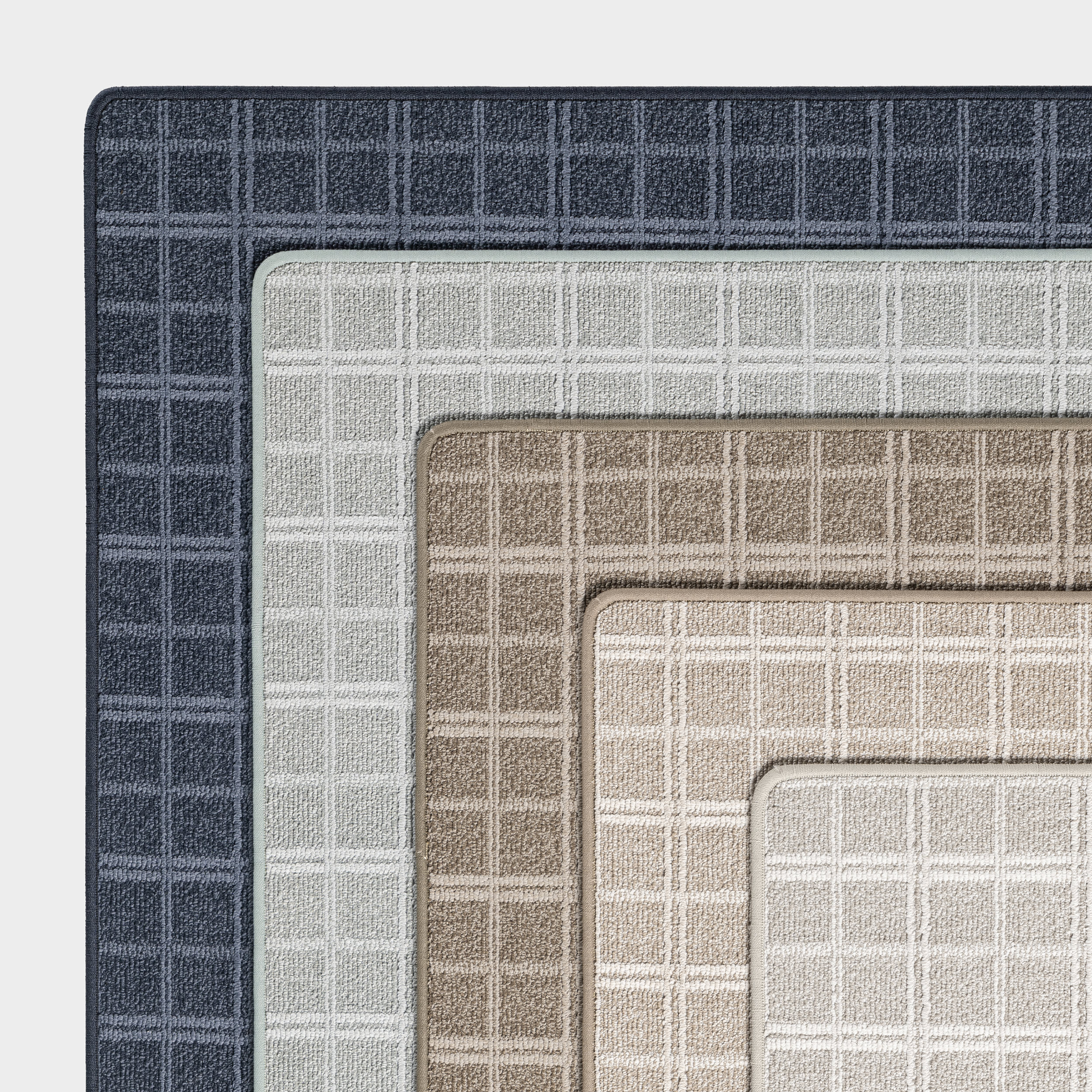 Mallard Plaid Ridged Custom Rug | Brown - Image 5