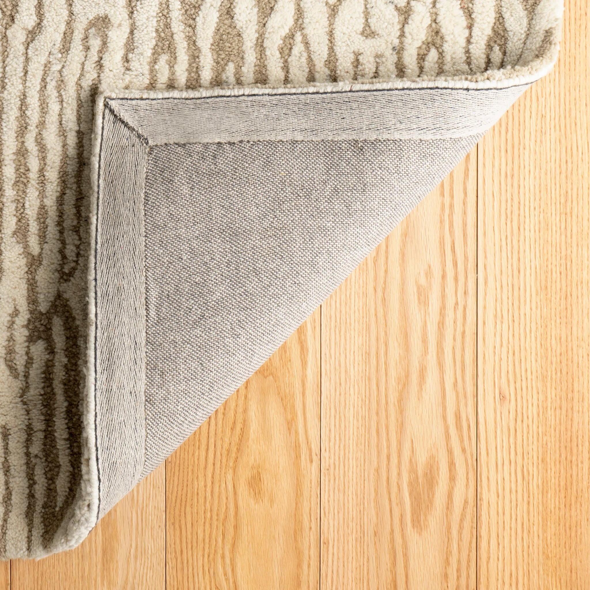 Malone Hand Tufted Wool Rug | Oatmeal - Image 6