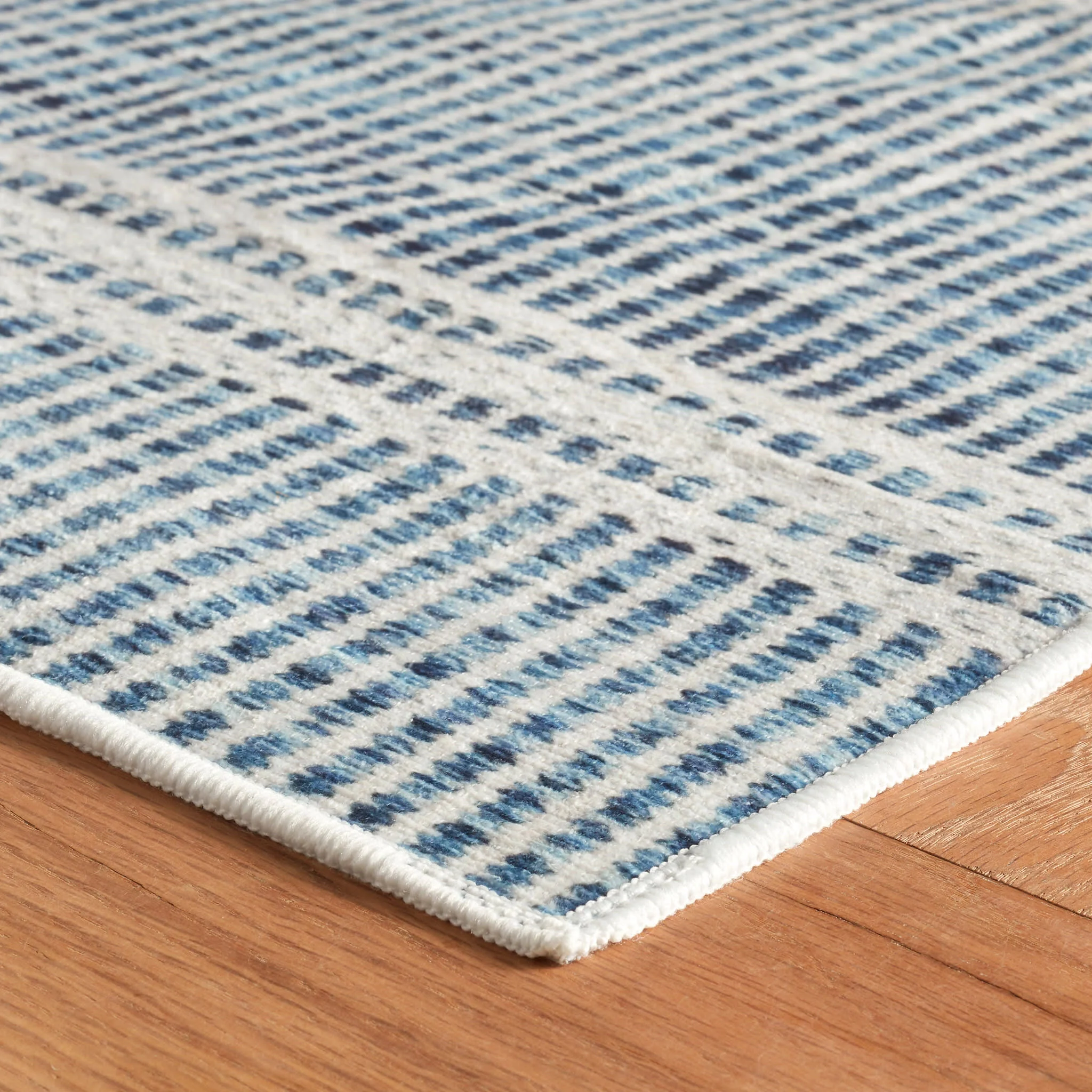 Malta Machine Washable Rug | Blue - Image 5