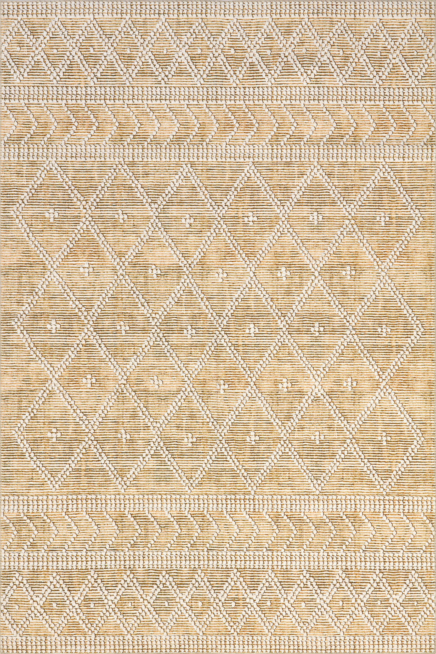 Manara Spill Proof Washable Rug | Tan