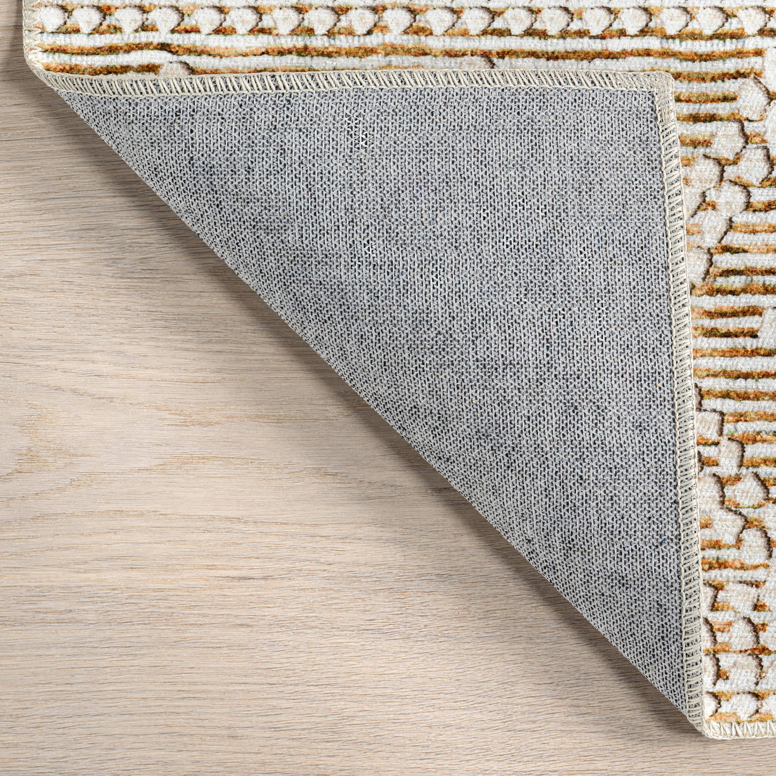 Manara Spill Proof Washable Rug | Tan - Image 6