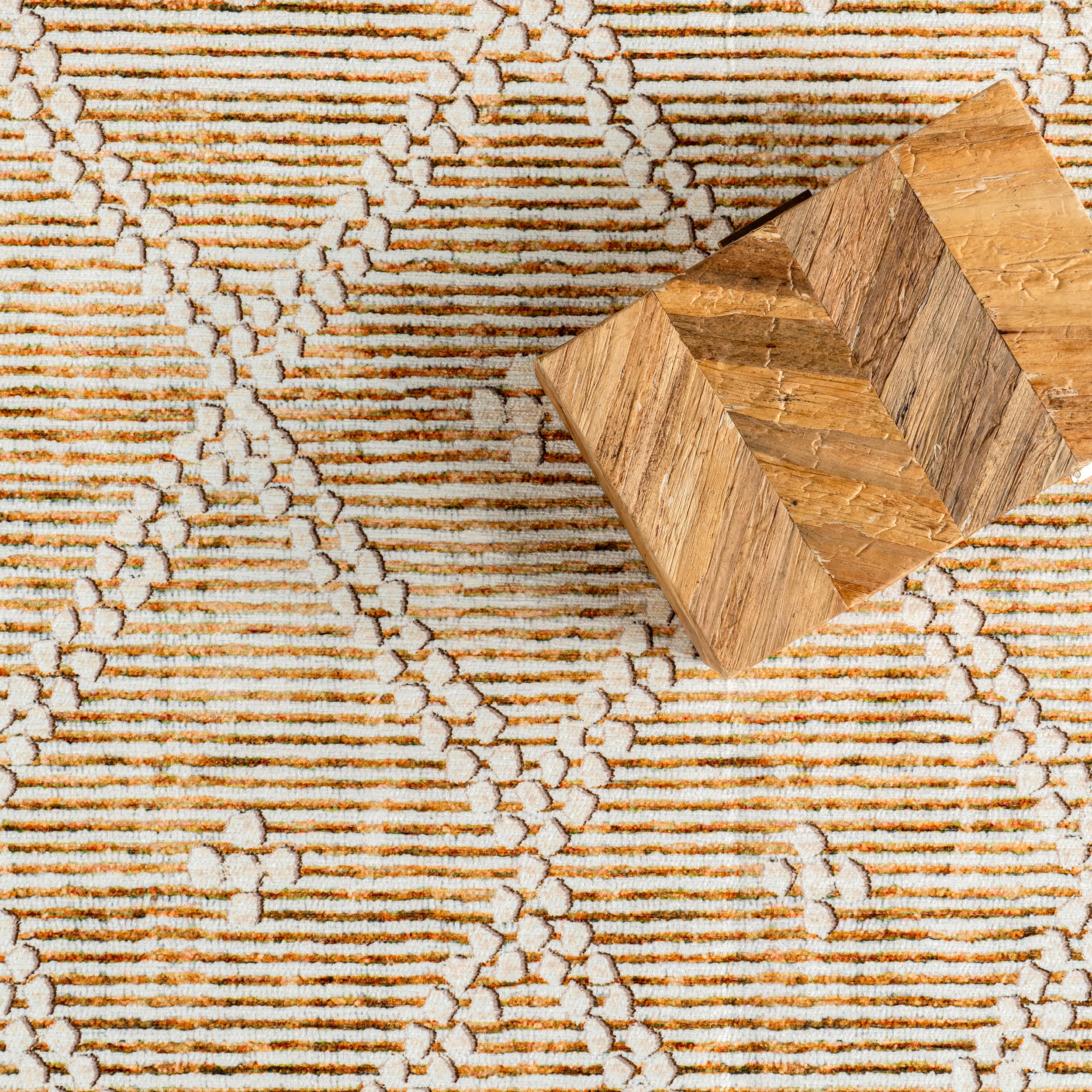 Manara Spill Proof Washable Rug | Tan - Image 7