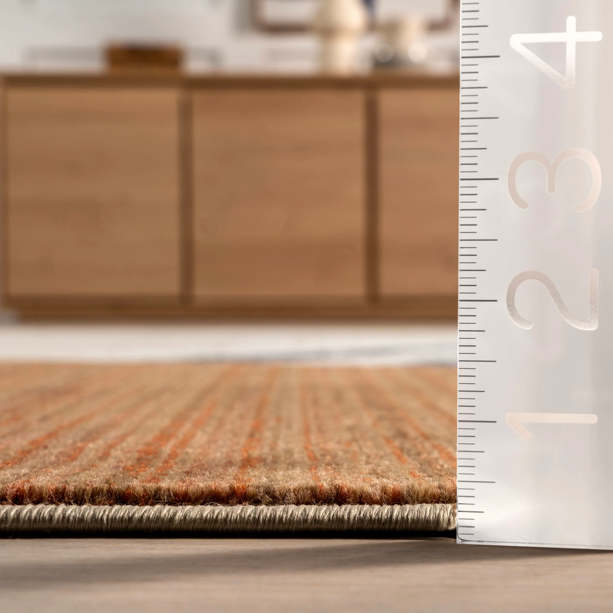 Manaslu Sunrise Fringed Rug | Multicolor - Image 4