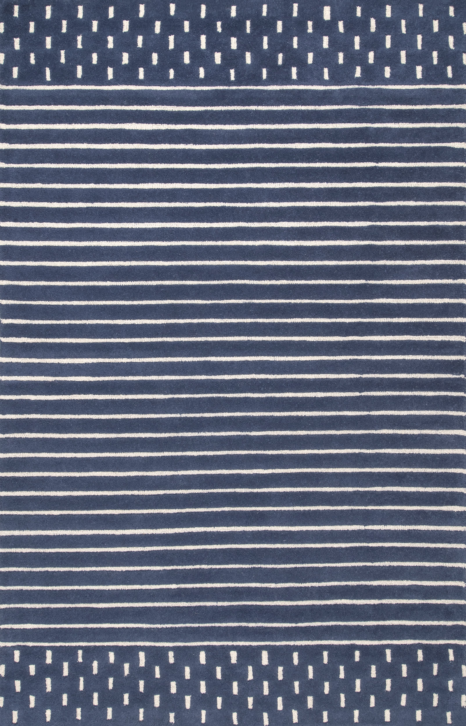 Mandia Striped Rug | Navy